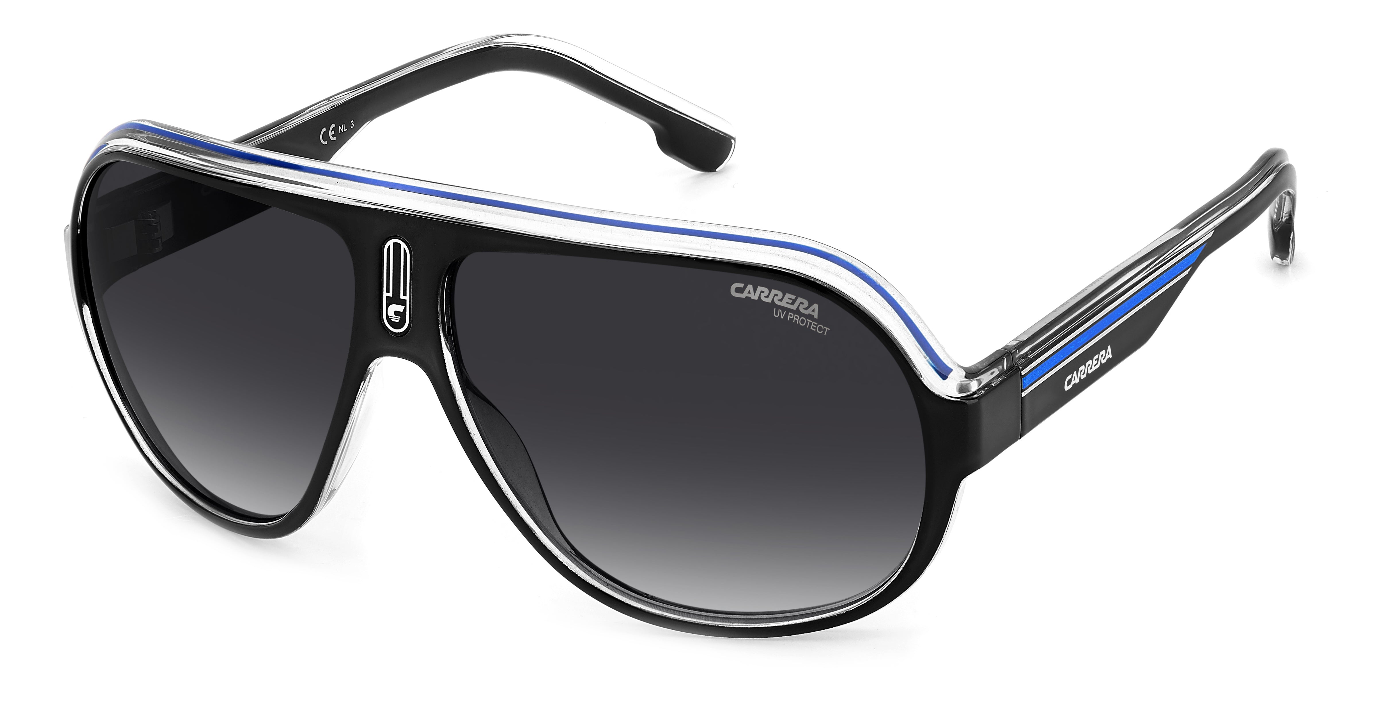 CARRERA SPEEDWAY/N T5C 6312 Polarized Sports Sunglasses for Men & Women - UV Protection, Lightweight Frame for Running, Cycling & Outdoor Activities