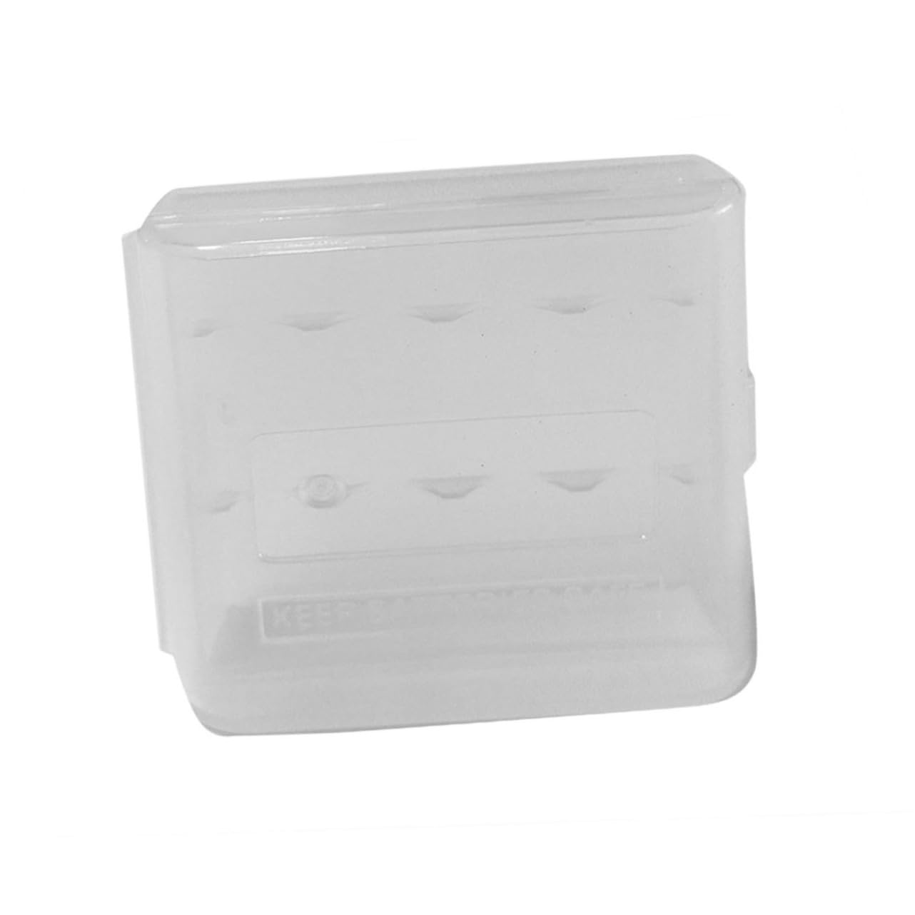 Gadpiparty 2-Pack Clear Plastic AAA Battery Storage Case - Portable Hard Protective Holder for AAA Batteries | Perfect for Travel, Camping & Home Organization