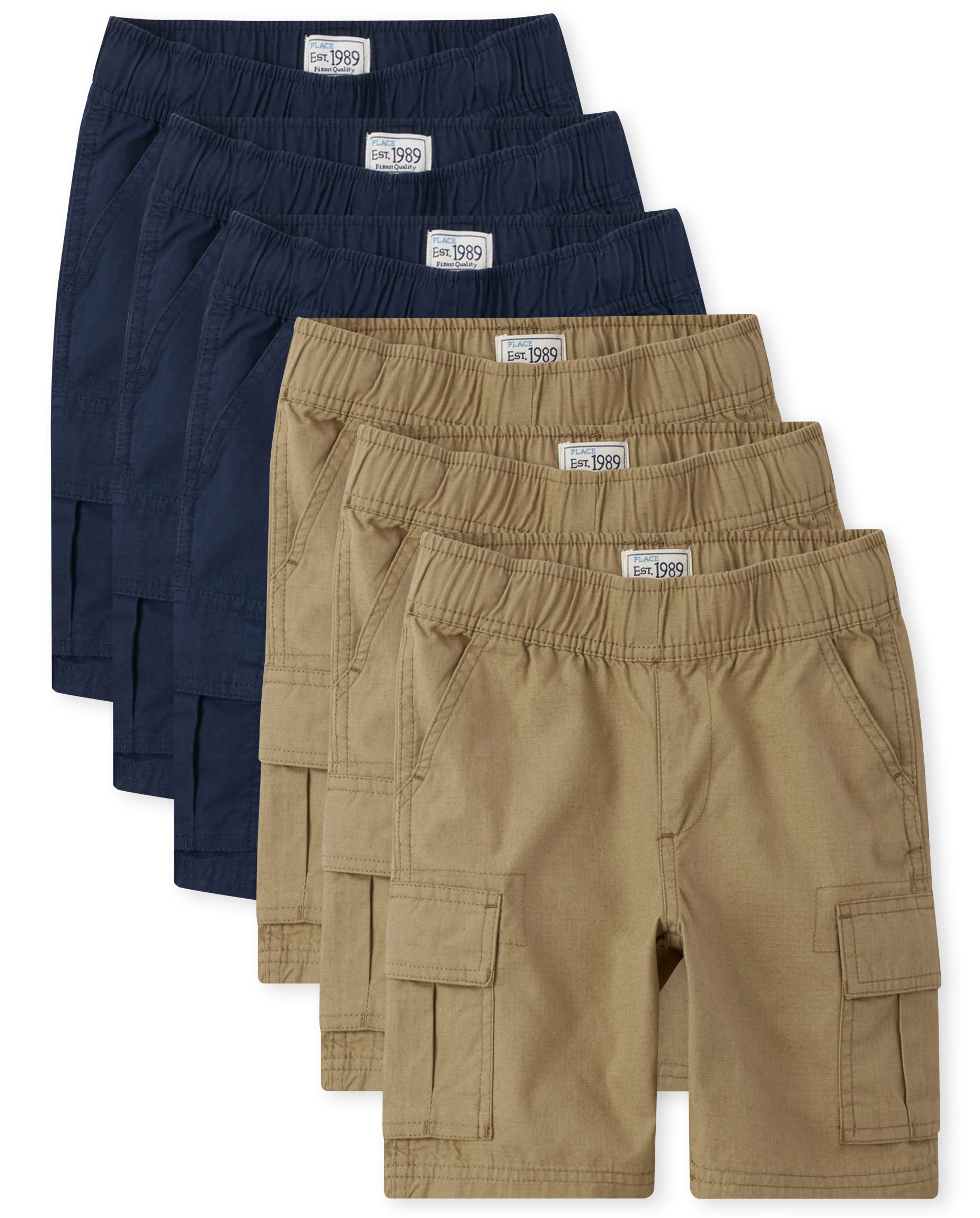 Baby Boys' Pull-On Cargo Shorts - Playtime & Outdoor Comfort