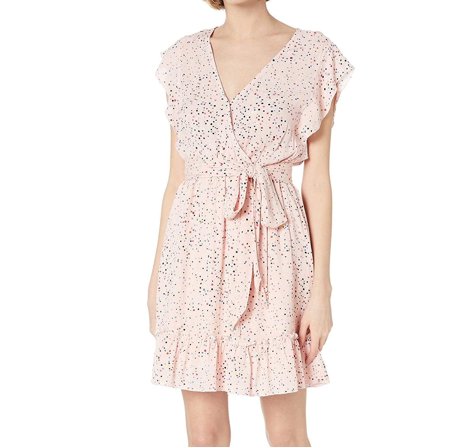 Funfetti Wrap Dress for Women - Casual & Party Wear