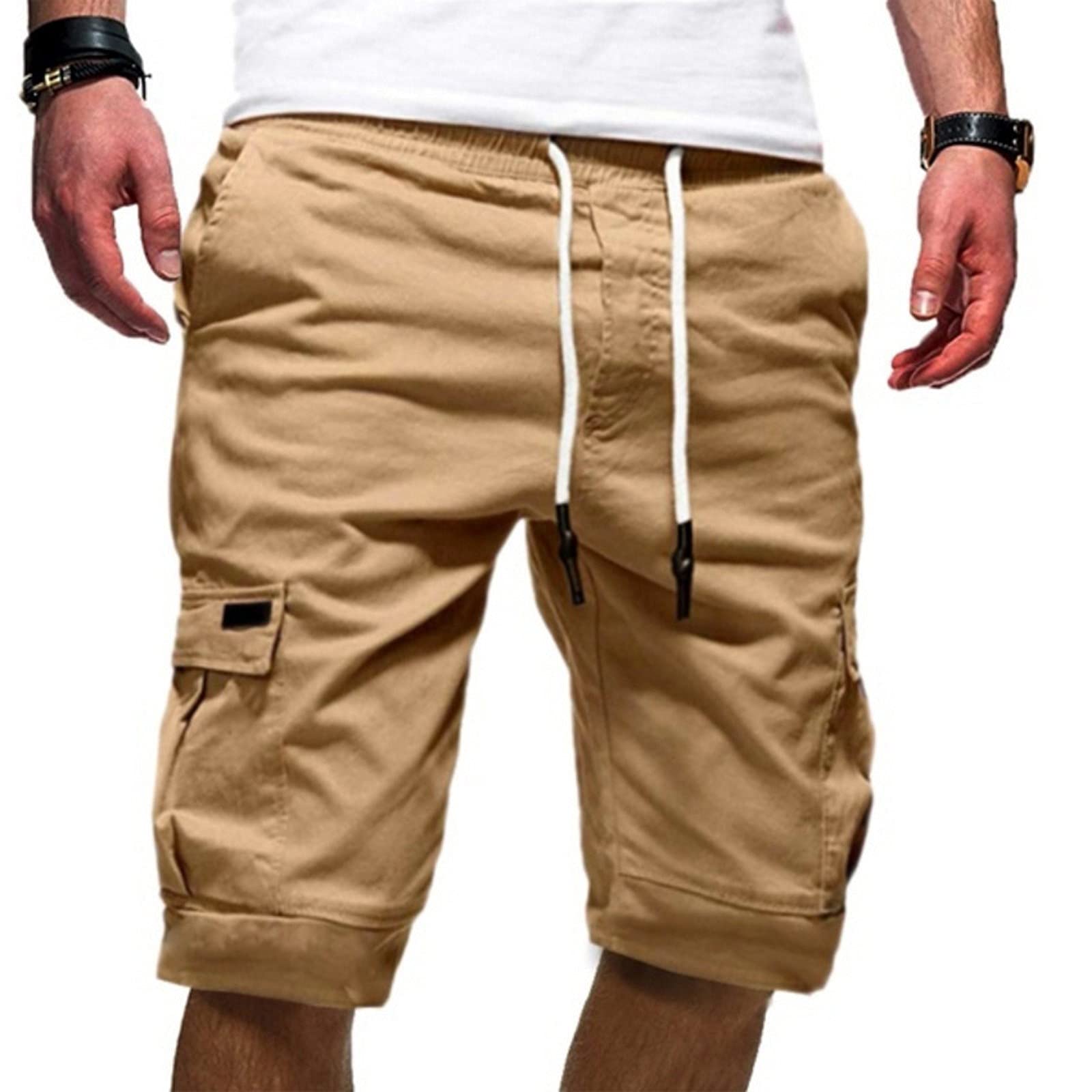 RIZI 2021 Men's Running Shorts - Lightweight Slim Fit Jogger Pants for Sports & Casual Wear | Summer Activewear, Gym Workout & Outdoor Exercise Shorts
