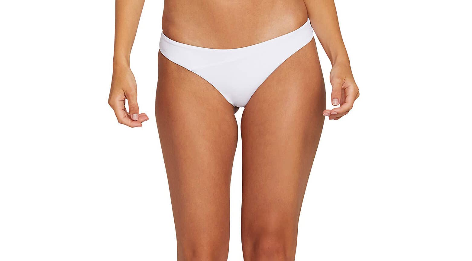 Volcom Women's Junior's Simply Seamless Mini Bikini Bottom - Comfortable Swimwear for Beach, Pool & Summer Vacations