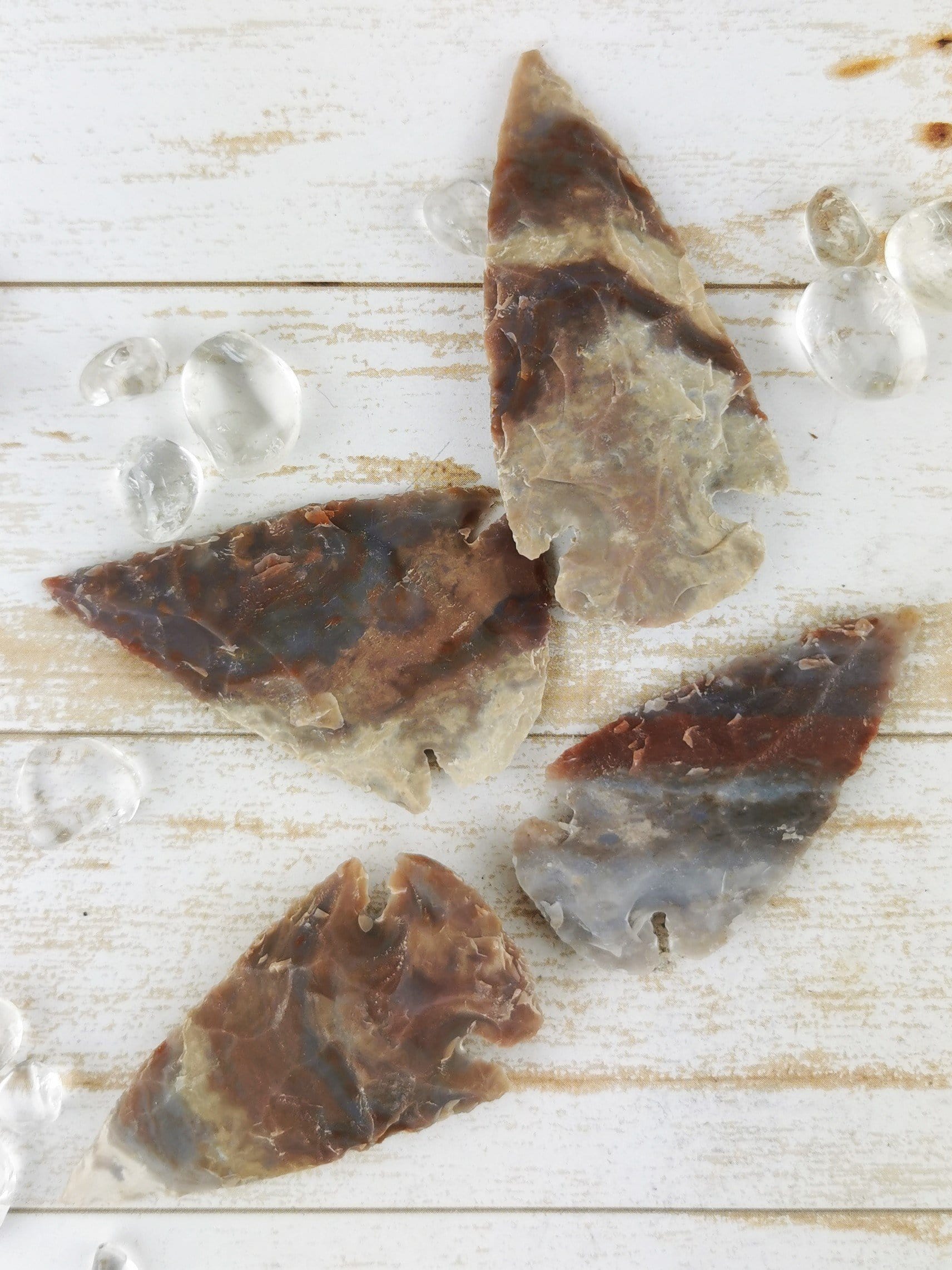 Handmade Purple Jasper Arrowheads - Natural Stone Pendants for Jewelry Making & Spiritual Healing | Perfect for Necklaces, Bracelets & Meditation Gifts