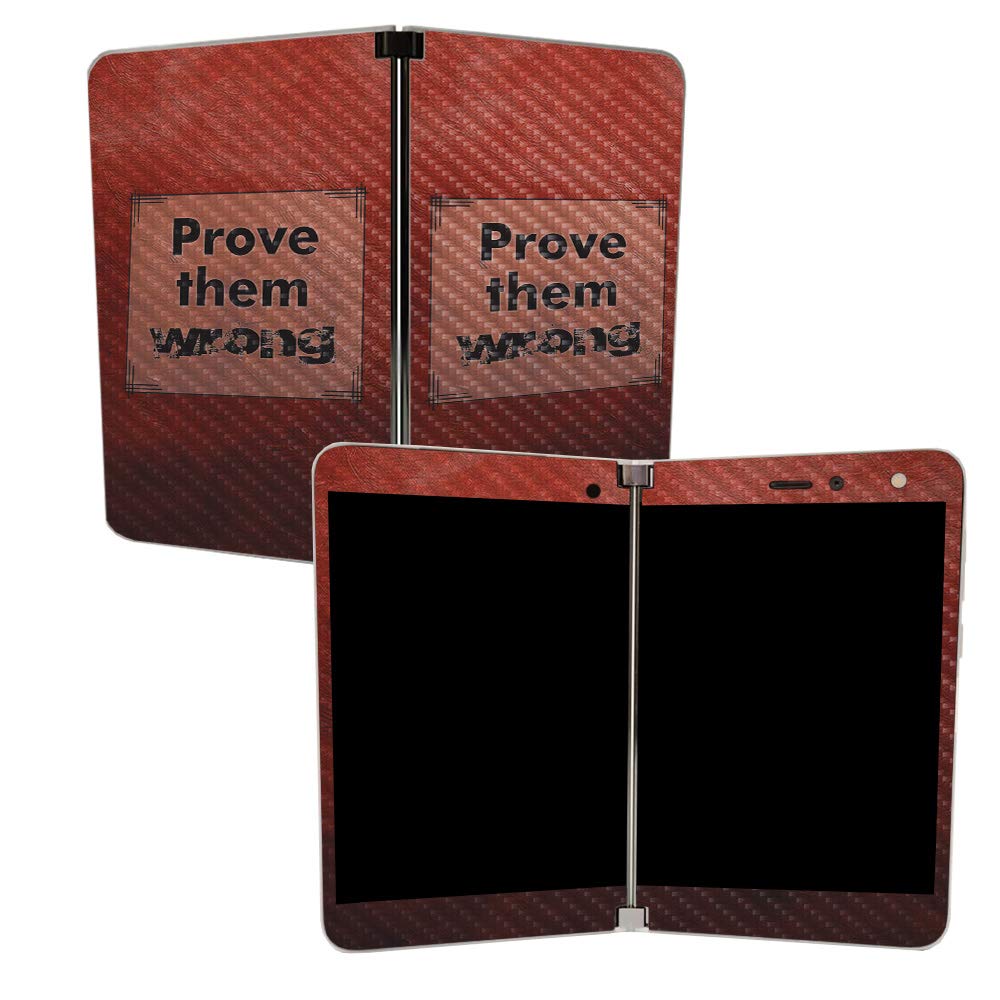 Carbon Fiber Skin for Microsoft Surface Duo - Durable Protective Cover for Work & Travel