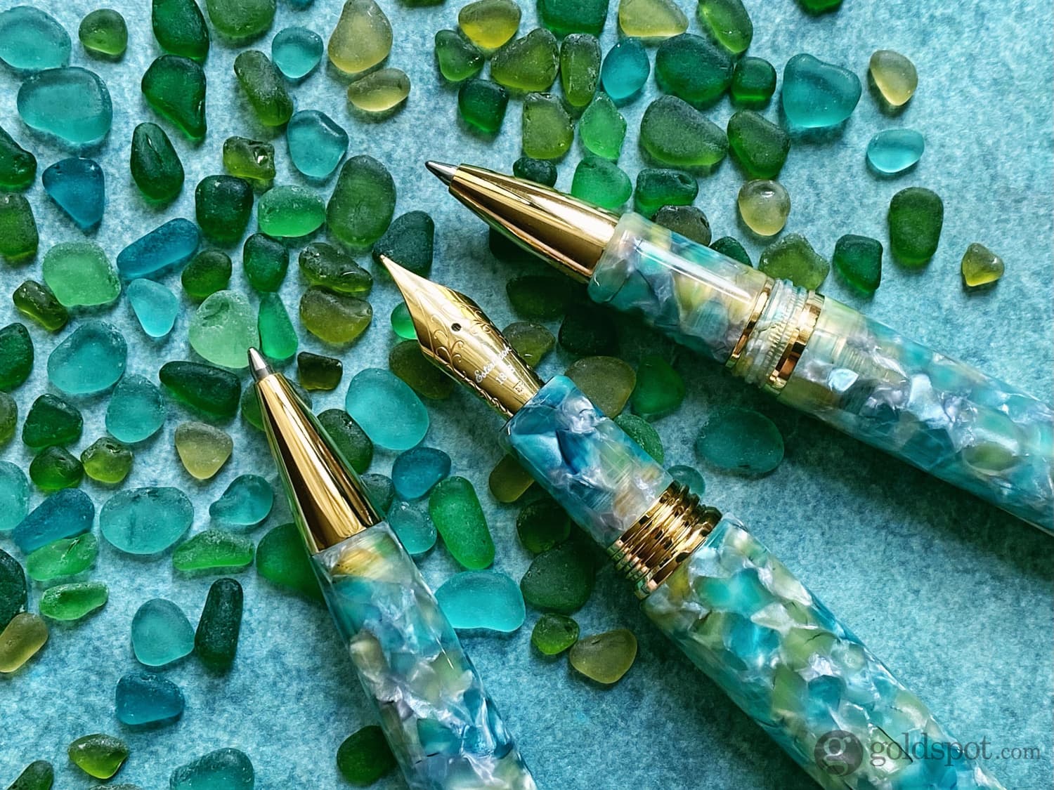 Esterbrook Estie Oversize Fountain Pen - Premium Sea Glass Color, Smooth Writing Nib, Luxury Fountain Pen for Calligraphy, Journaling & Gift Giving
