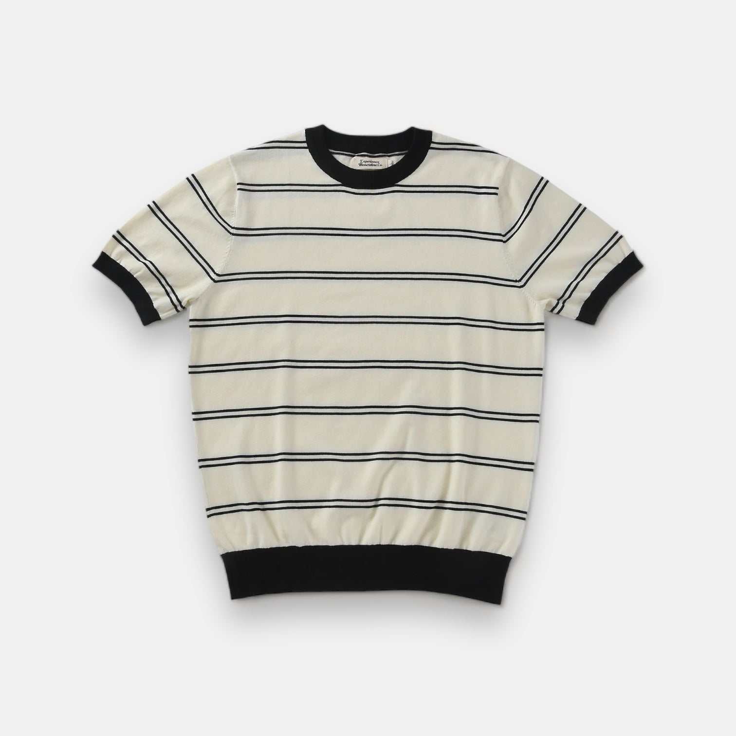 Stylish Smart Casual Striped Summer T-Shirt for Men - Breathable Cotton Comfort Wear for Outdoor Activities & Casual Outings