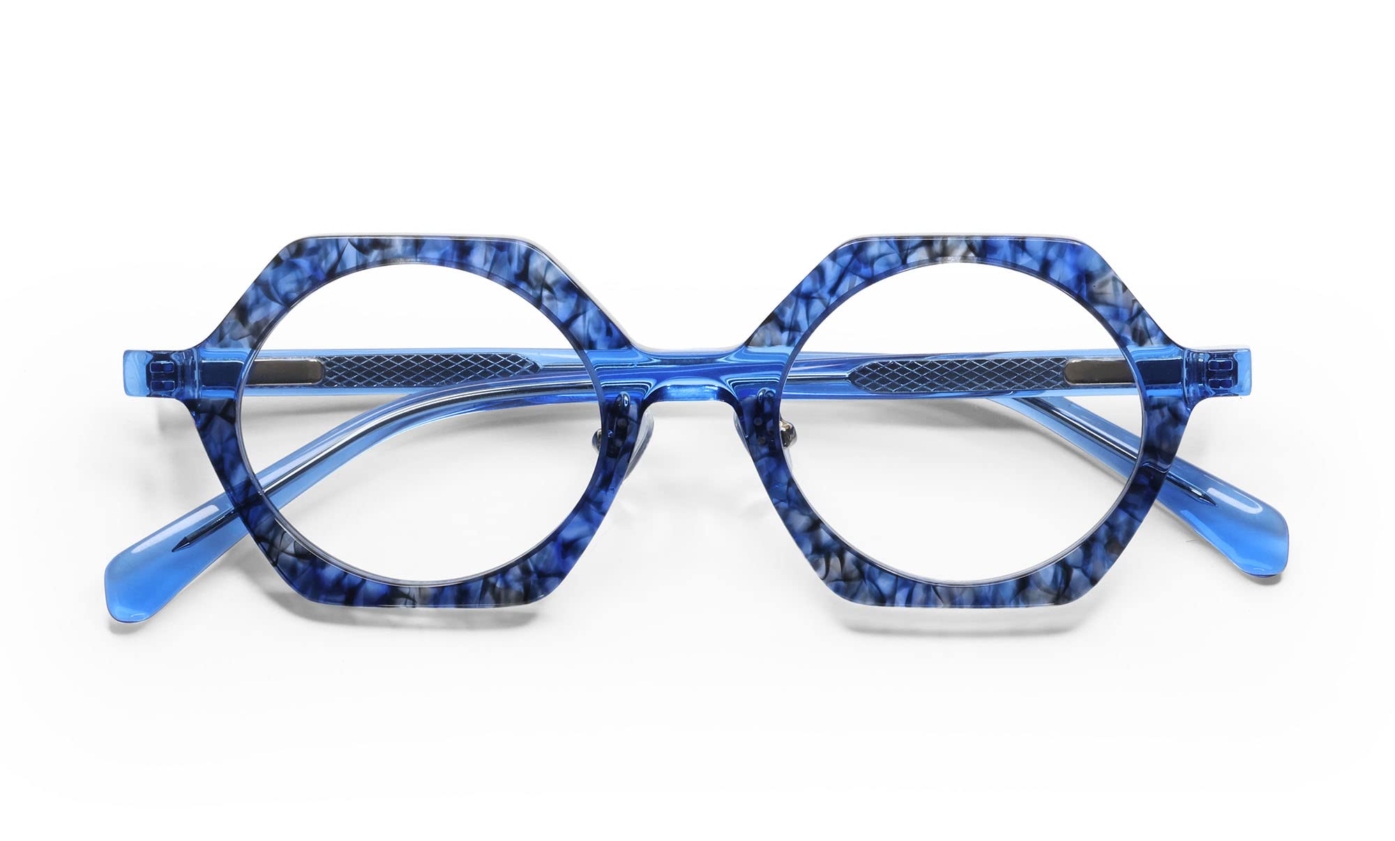 Eyebobs Paradox Premium Reading Glasses for Women & Men - Stylish Hexagonal Frames for Reading, Work & Fashion | Perfect for Office, Home & Daily Use