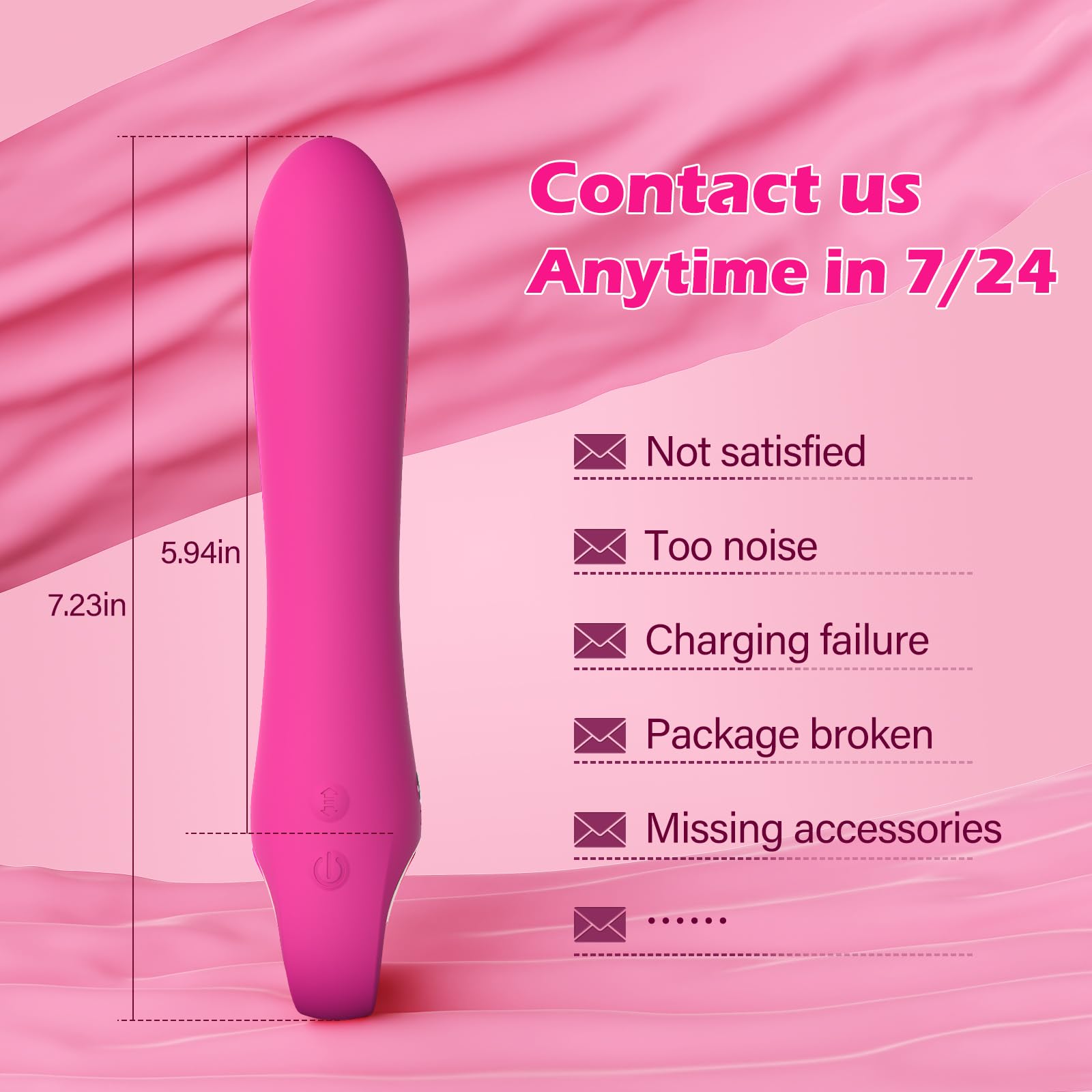 5-Speed Thrusting & 10-Vibration Mode Realistic Dildo Vibrator - G-Spot & Clitoral Stimulation Sex Toy for Women, Couples - Anal Safe, Waterproof, Pink Adult Toy for Solo Play & Partner Intimacy