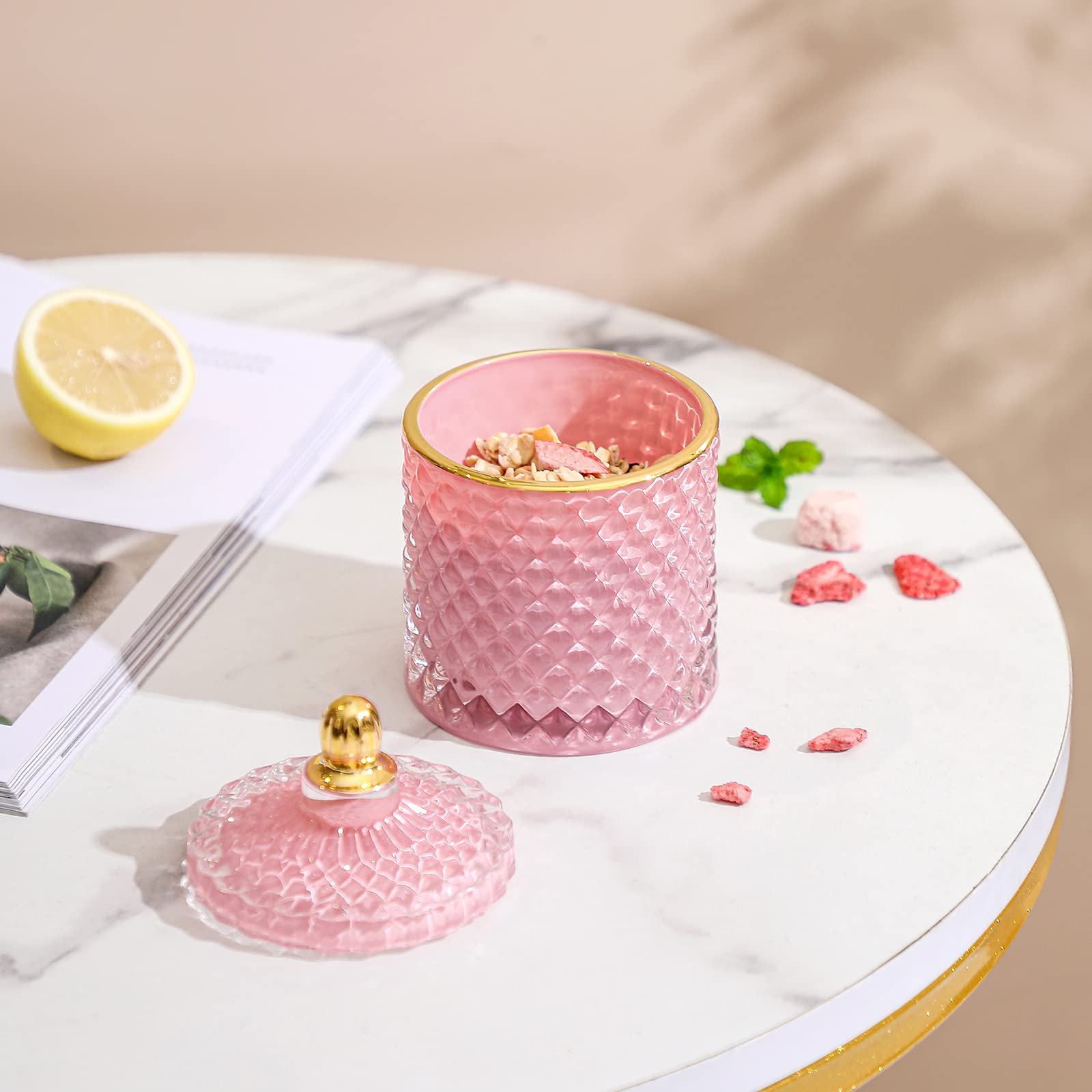 Premium Glass Storage Jar with Lid - 3.35