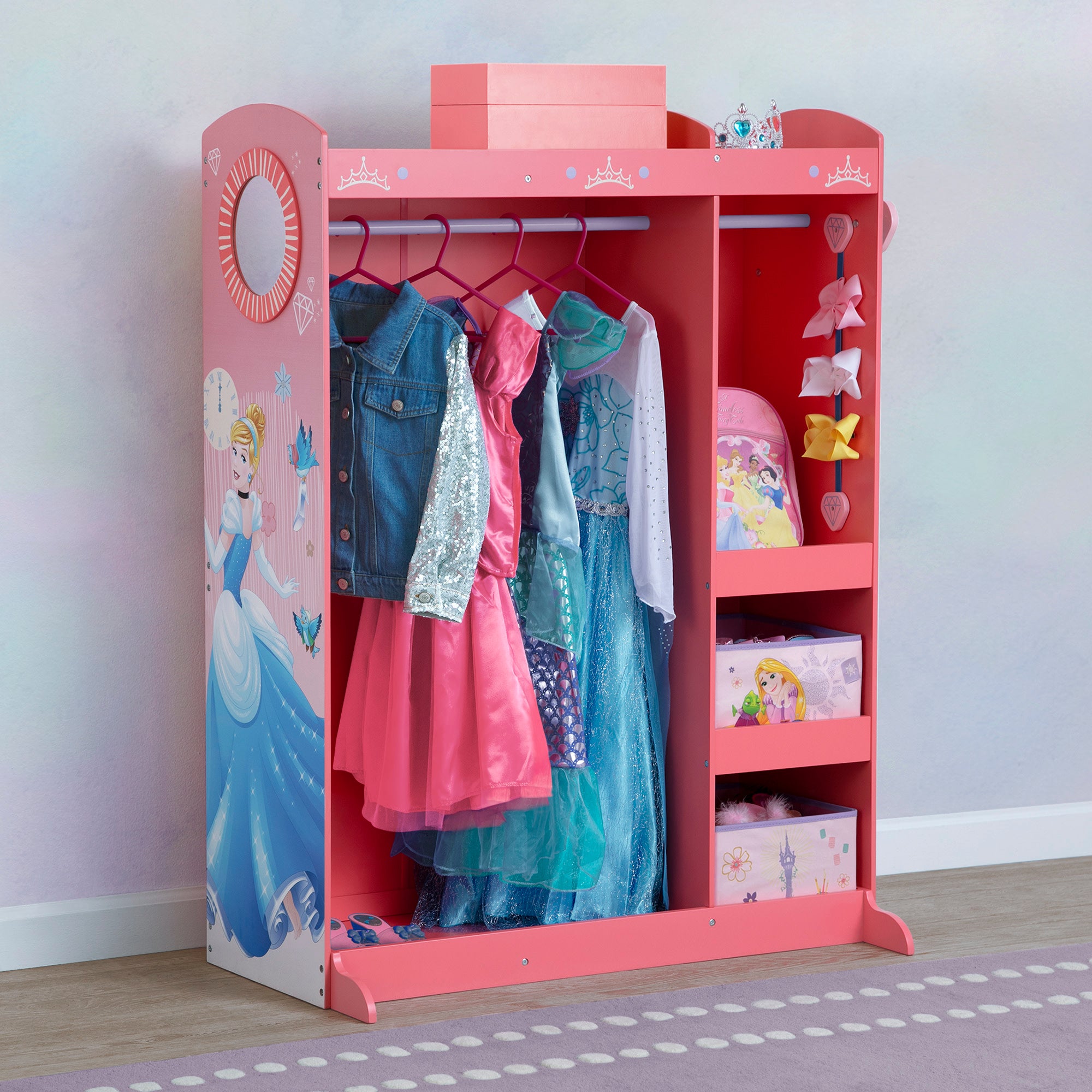 Disney Princess Dress Up Costume for Girls - Elegant Play Boutique Outfit for Birthday Party & Dress Up Play