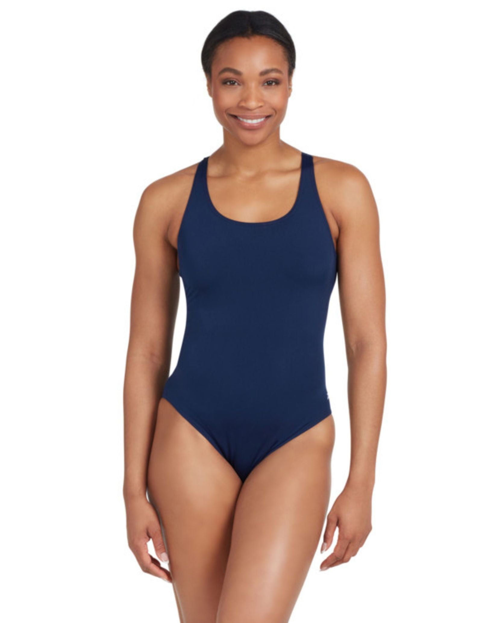 Cottesloe Powerback Swimsuit for Women - Navy Blue One Piece Bathing Suit - Perfect for Swimming, Surfing & Beach Vacations
