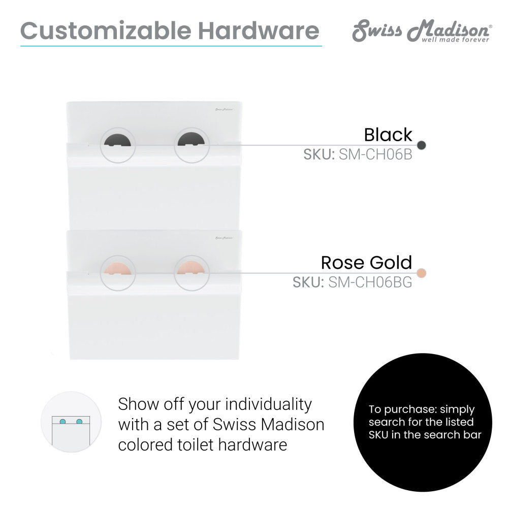 Wall-Mounted Elongated Toilet Bowl - Modern Space-Saving Design for Small Bathrooms | Perfect for Contemporary Homes, Apartments & Powder Rooms