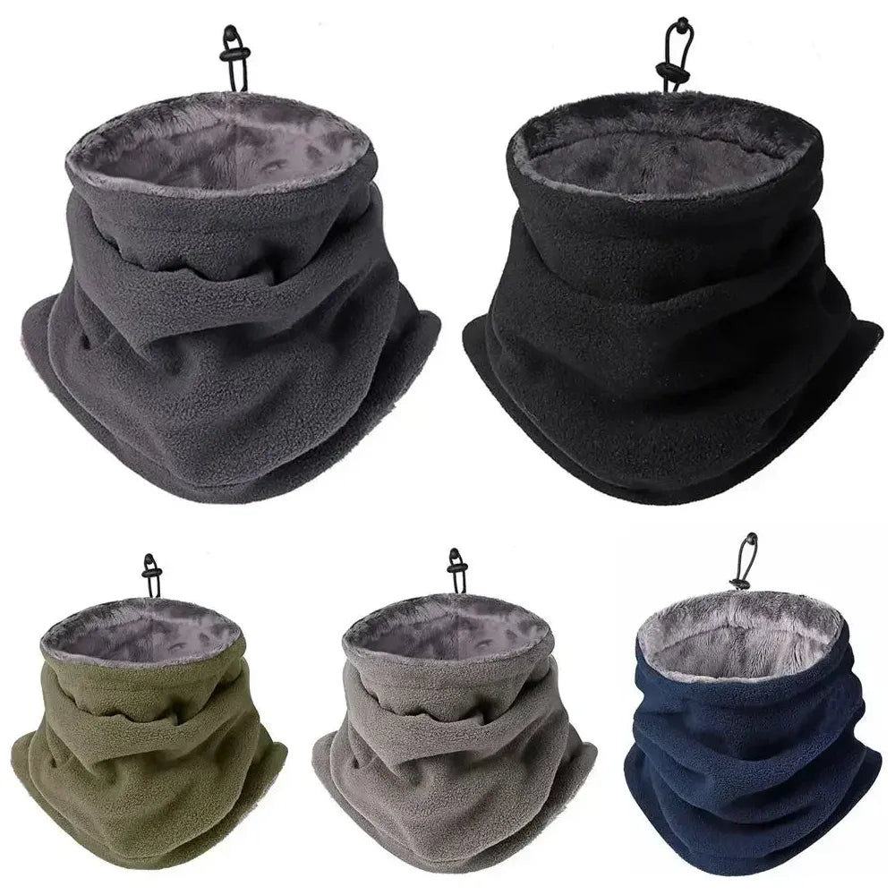 Winter Warm Ski Mask for Men - Fleece Neck Warmer & Windproof Scarf - Balaclava for Camping, Hiking, Fishing & Cycling - Cold Weather Face Protection