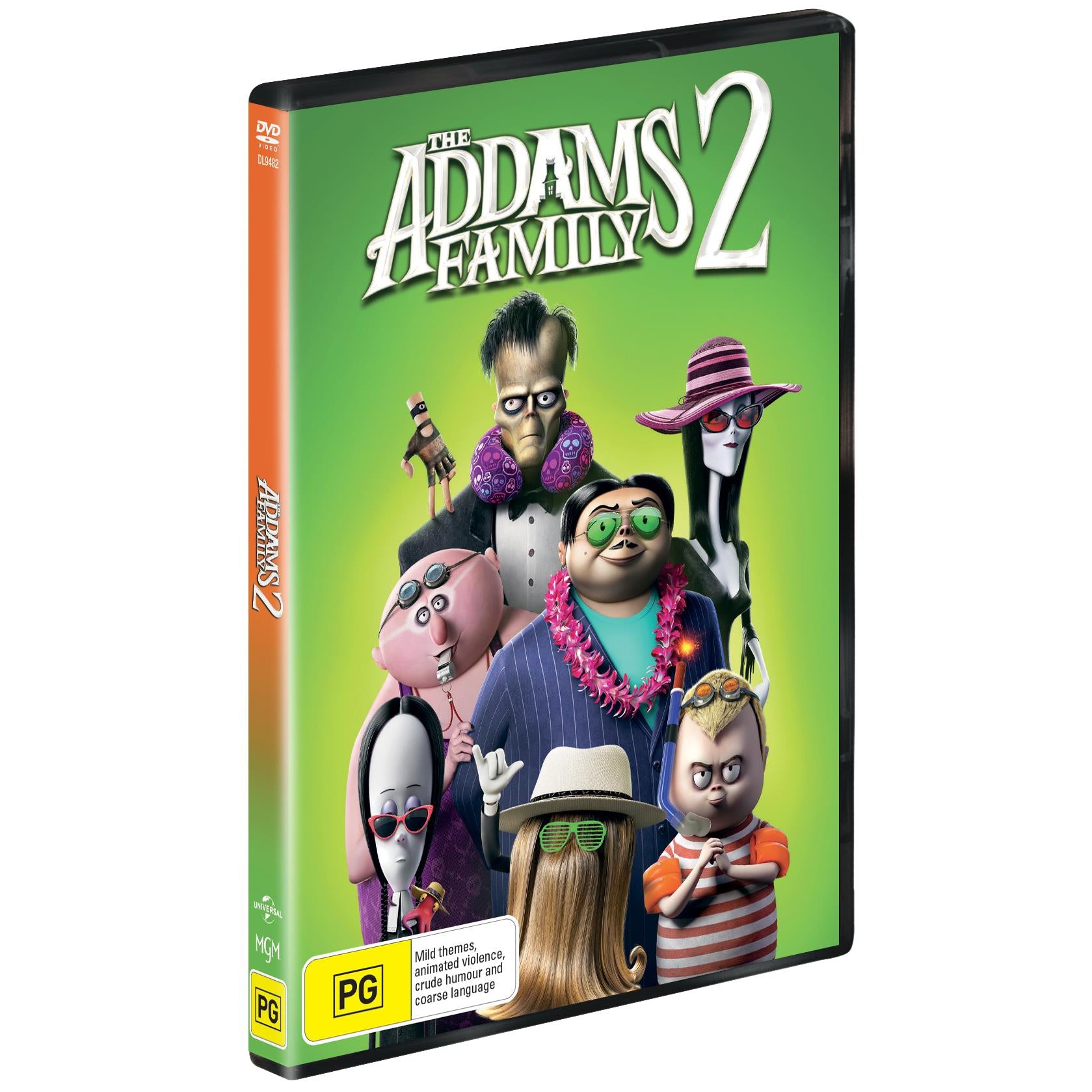 The Addams Family 2 DVD - Spooky Animated Comedy Movie for Family Movie Night | Halloween Entertainment