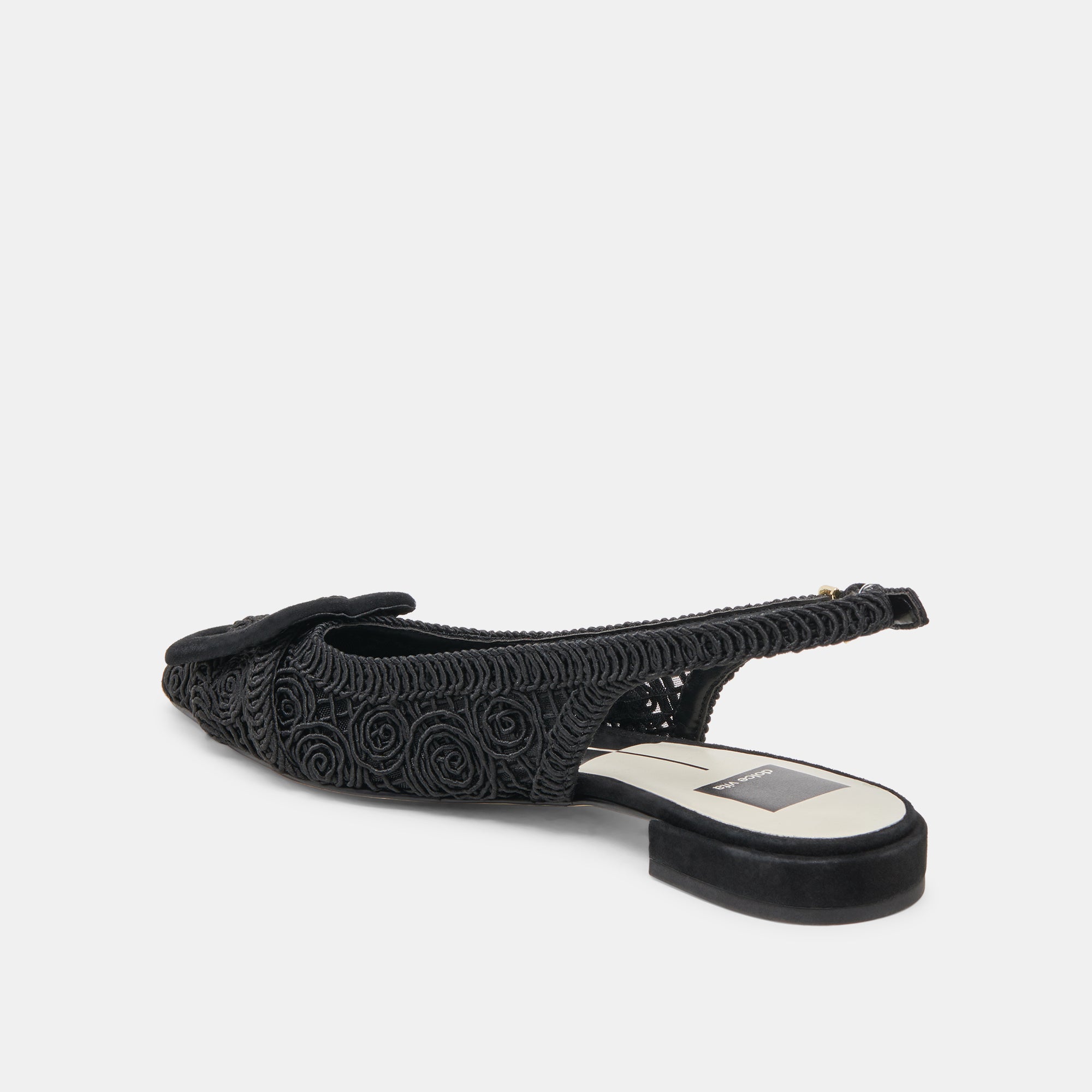 PAULEY FLATS ONYX MACRAME - Stylish and Comfortable Women's Flat Shoes for Casual Wear, Perfect for Everyday Outfits and Boho Fashion