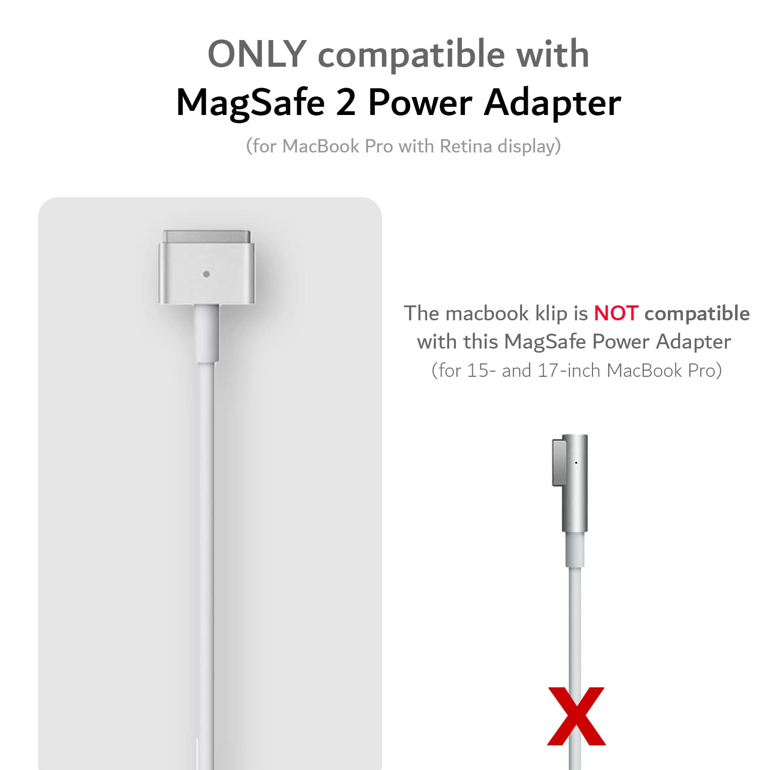 TUDIA Klip 4-Piece Snap-On Charging Cable Protector for MacBook MagSafe 2 Power Adapter - Blue & Green | Prevents Cable Damage, Extends Charger Lifespan | Perfect for Home, Office & Travel Use