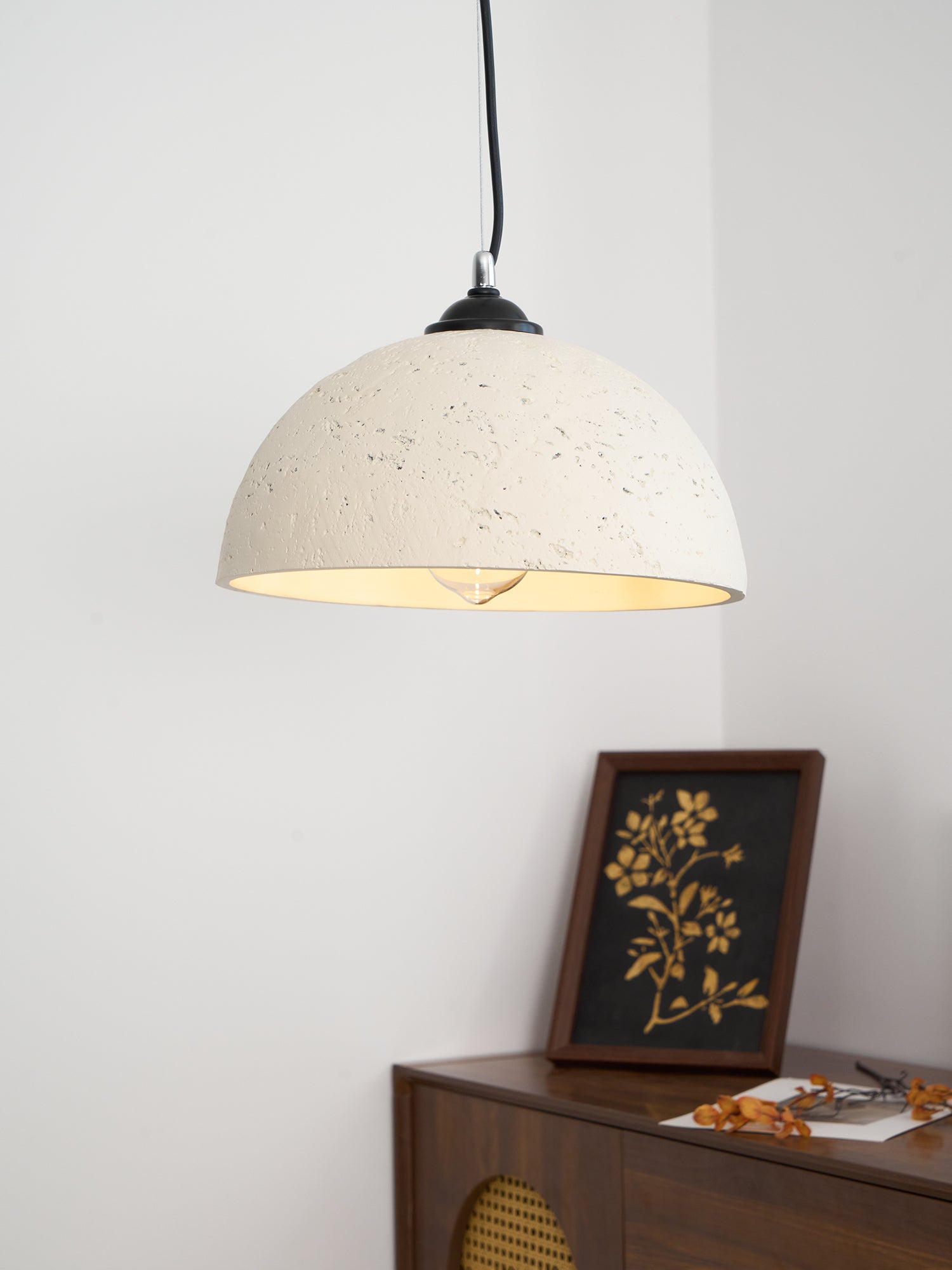 Modern Dome Morphe Pendant Light - Sleek Ceiling Hanging Fixture for Dining Room, Kitchen Island & Bedroom Lighting | Energy Efficient LED Chandelier