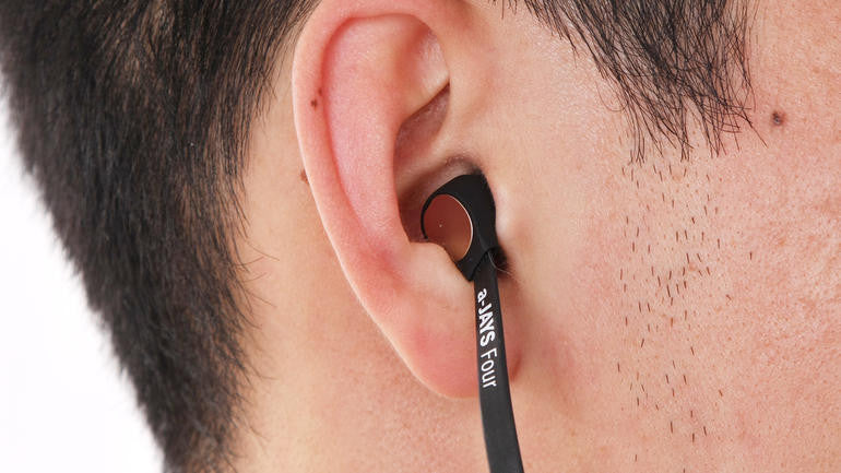 JAYS Four Premium In-Ear Headphones with High-Fidelity Sound - Perfect for Running, Gym, and Commuting