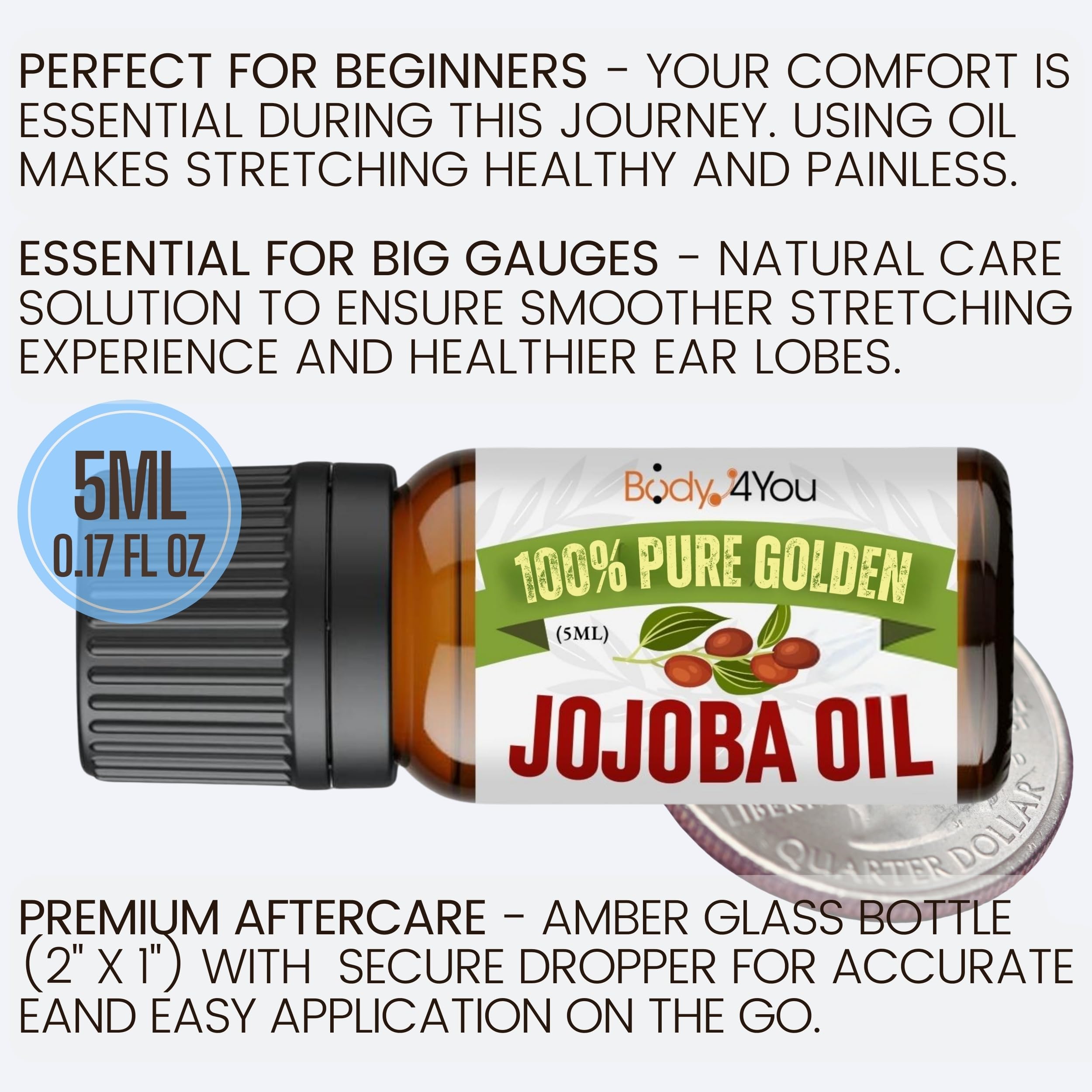 BodyJ4You 30PC Ear Stretching Kit for Beginners - 12G to 0G Gauges with Steel Tapers, Single Flare Plugs & Tunnels - Includes Jojoba Oil Balm & Wax for Aftercare - Perfect for Men & Women Ear Piercing Jewelry - Ideal for Ear Stretching, Healing & Style Enhancement