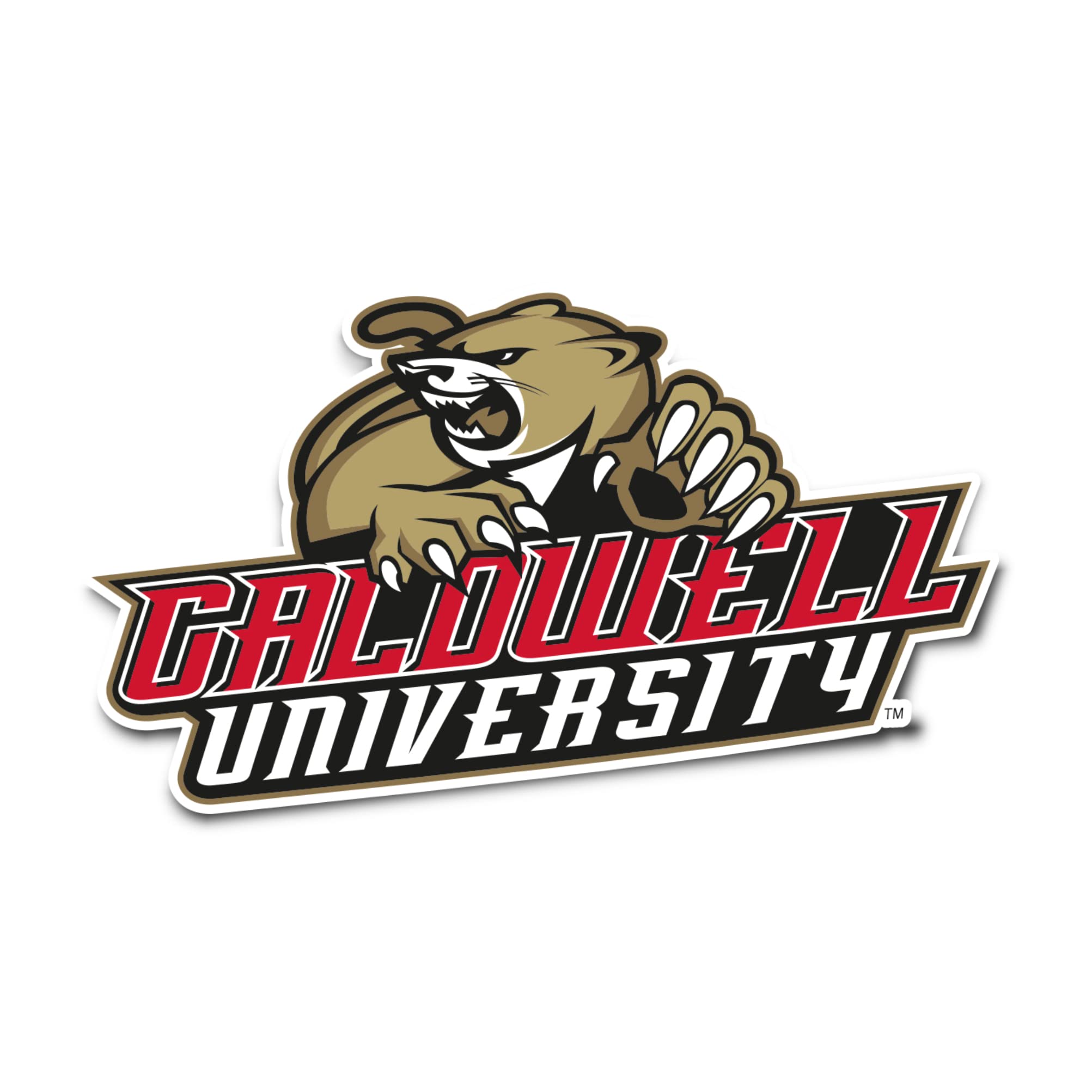 Caldwell University NCAA Vinyl Decal Sticker - Durable Laptop, Water Bottle & Car Decal for School Spirit, Scrapbooking & Fan Gear (Design 00036) | Perfect for College Students, Alumni & Sports Fans