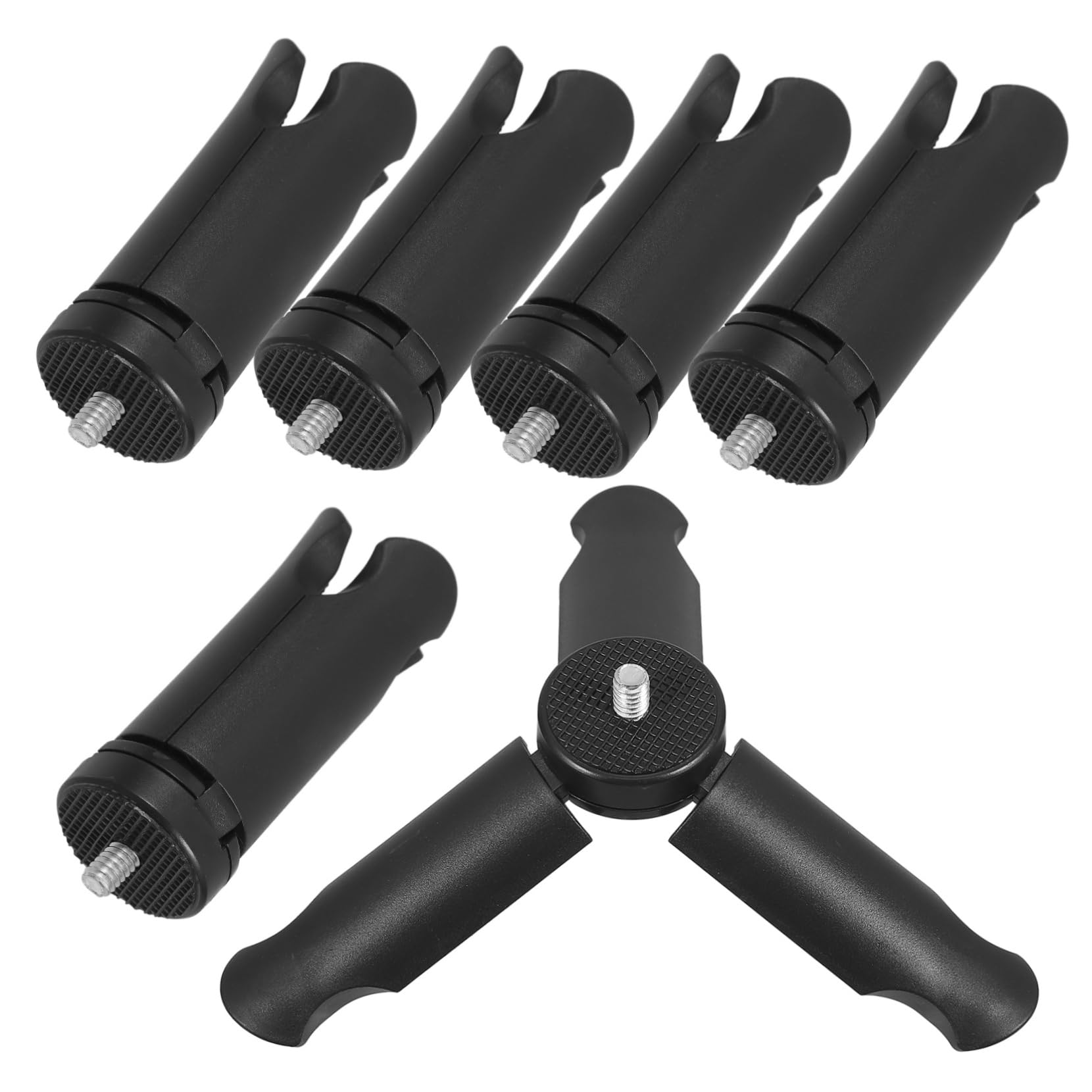 OSALADI 5-Piece Portable Tripod Stand Kit - Adjustable Camera Desk Mount with Tripod Head & Adapter for DSLR/Smartphone - Perfect for Vlogging, Live Streaming & Photography
