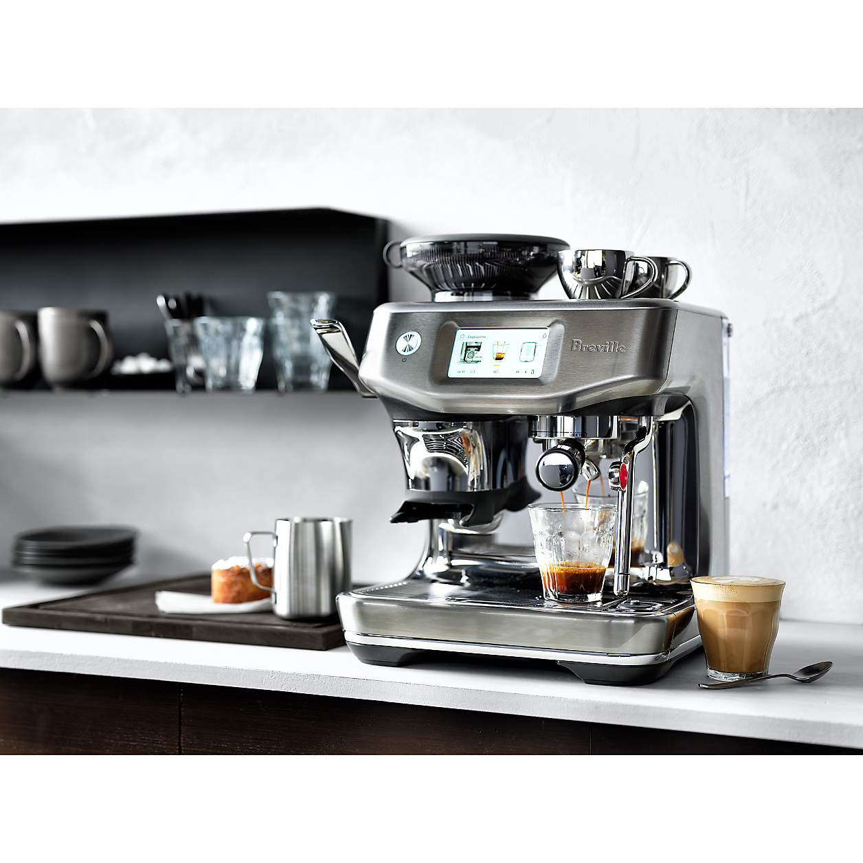 Breville Barista Touch Impress Espresso Machine with Milk Frother - 470035 | Automatic Coffee Maker for Home Baristas | Perfect for Espresso, Latte & Cappuccino Lovers