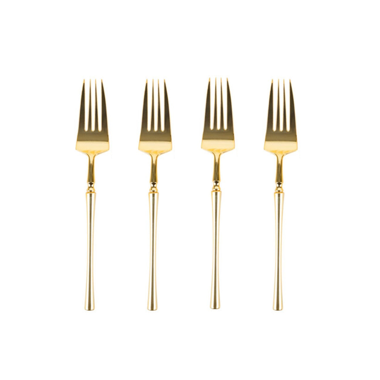 Premium 32-Piece Infinity Collection Gold Flatware Set - Elegant Stainless Steel Cutlery for Dining, Parties & Wedding Gifts
