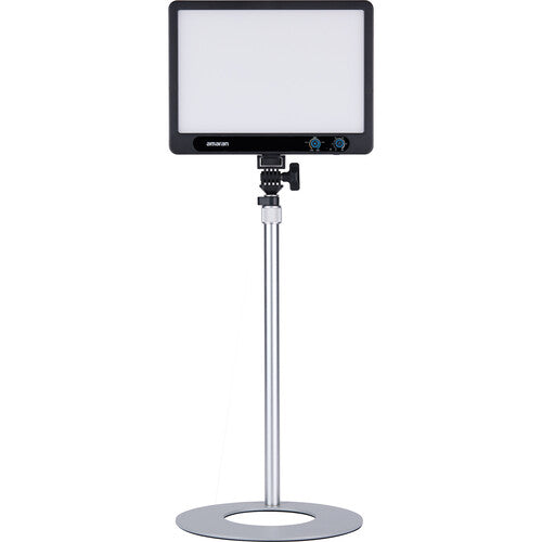 Amaran Base Desk Stand for Verge (Silver) - Premium Adjustable Phone Holder for Work, Gaming & Video Calls - Perfect for Office, Home & Travel