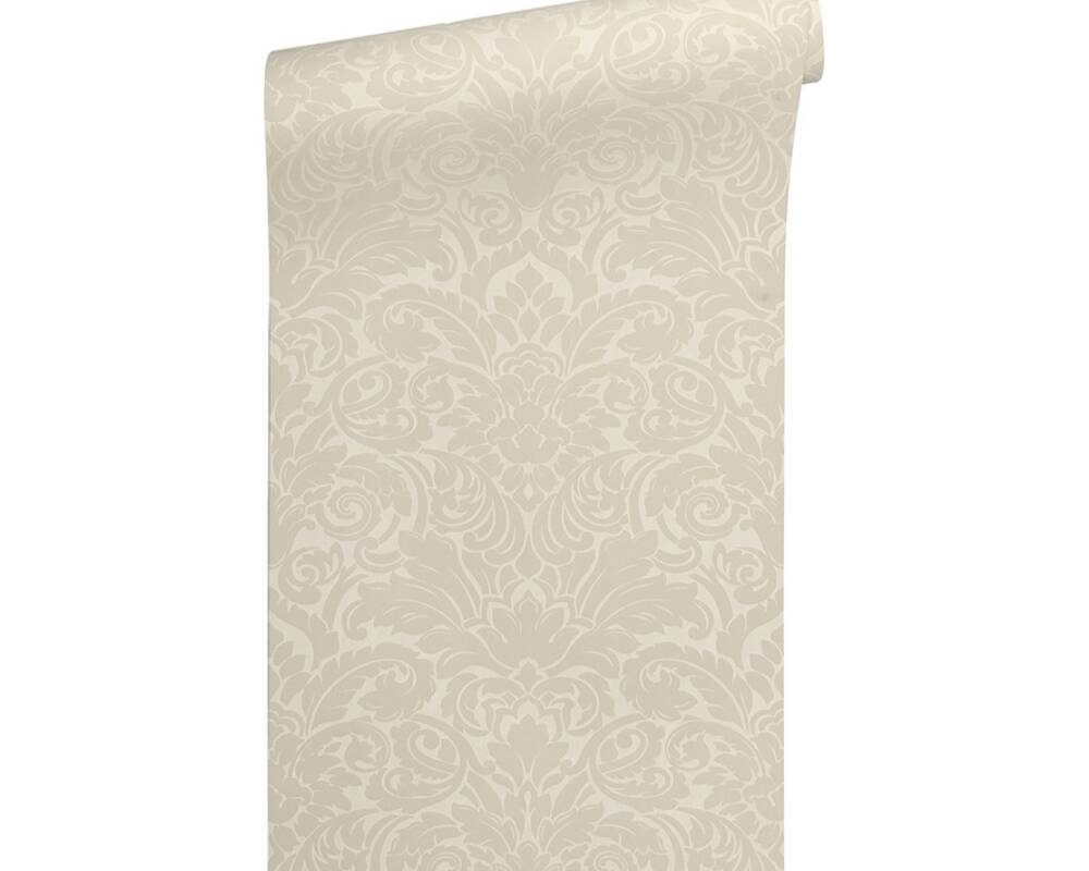Castello Flocked Damask Fabric - Elegant Upholstery & Home Decor Material for Sofas, Curtains, and Pillows