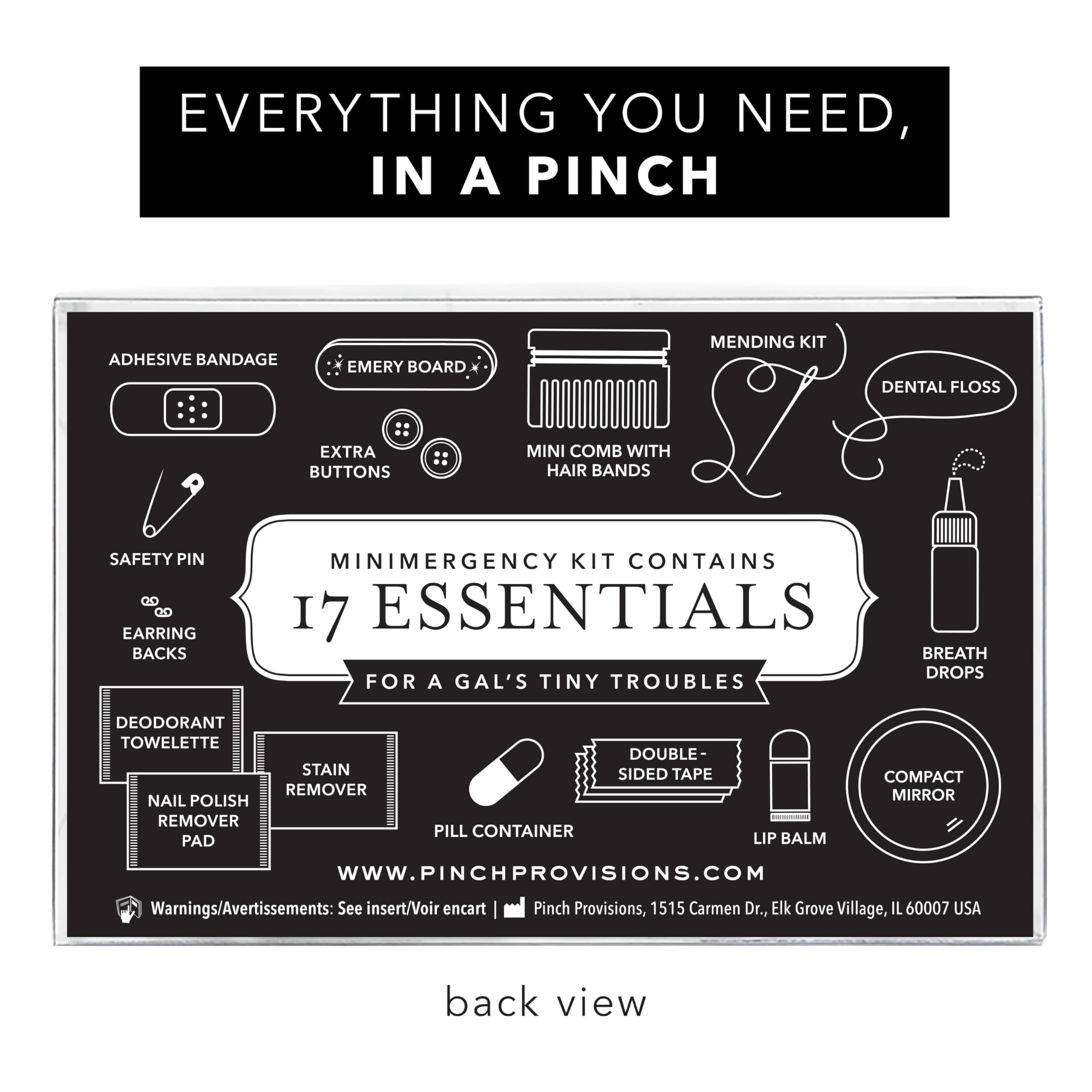 Pinch Provisions Minimergency Kit - 17 Travel-Sized Cosmetic Essentials for Women | Compact Beauty & Emergency Accessories | Perfect for Purse, Travel, Office & On-The-Go | Great Holiday & Birthday Gift Idea (Sherpa Blush)