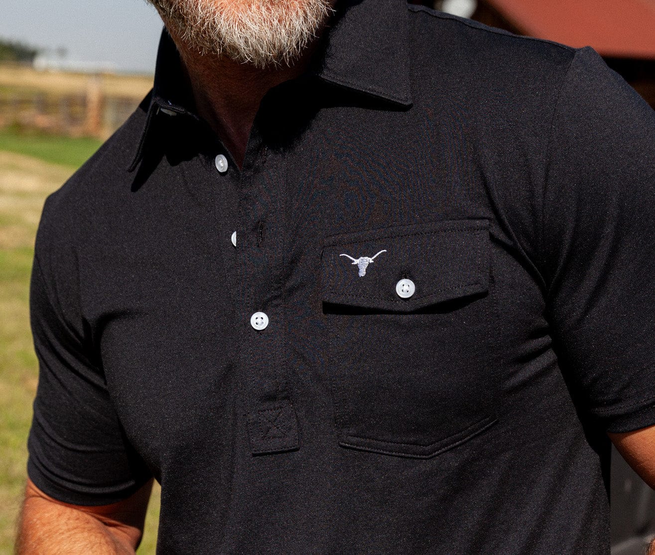 Texas Longhorn Coach's Performance Players Shirt - Breathable Moisture-Wicking Athletic Tee for Football, Baseball & Sports Training (Black)