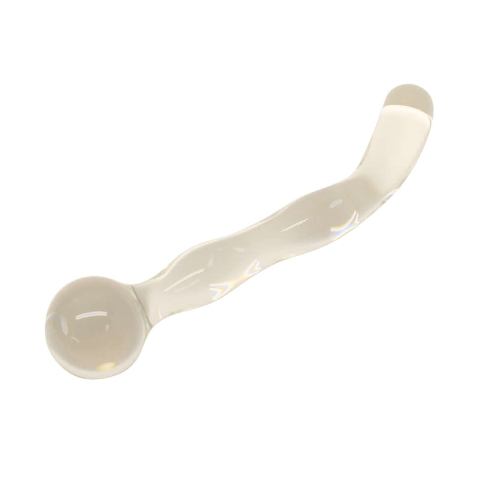 Sensual Swirl Glass Yoni Wand - Premium Crystal G-Spot Massager for Women's Pleasure & Tantric Healing - Perfect for Couples Play, Solo Exploration & Spiritual Wellness