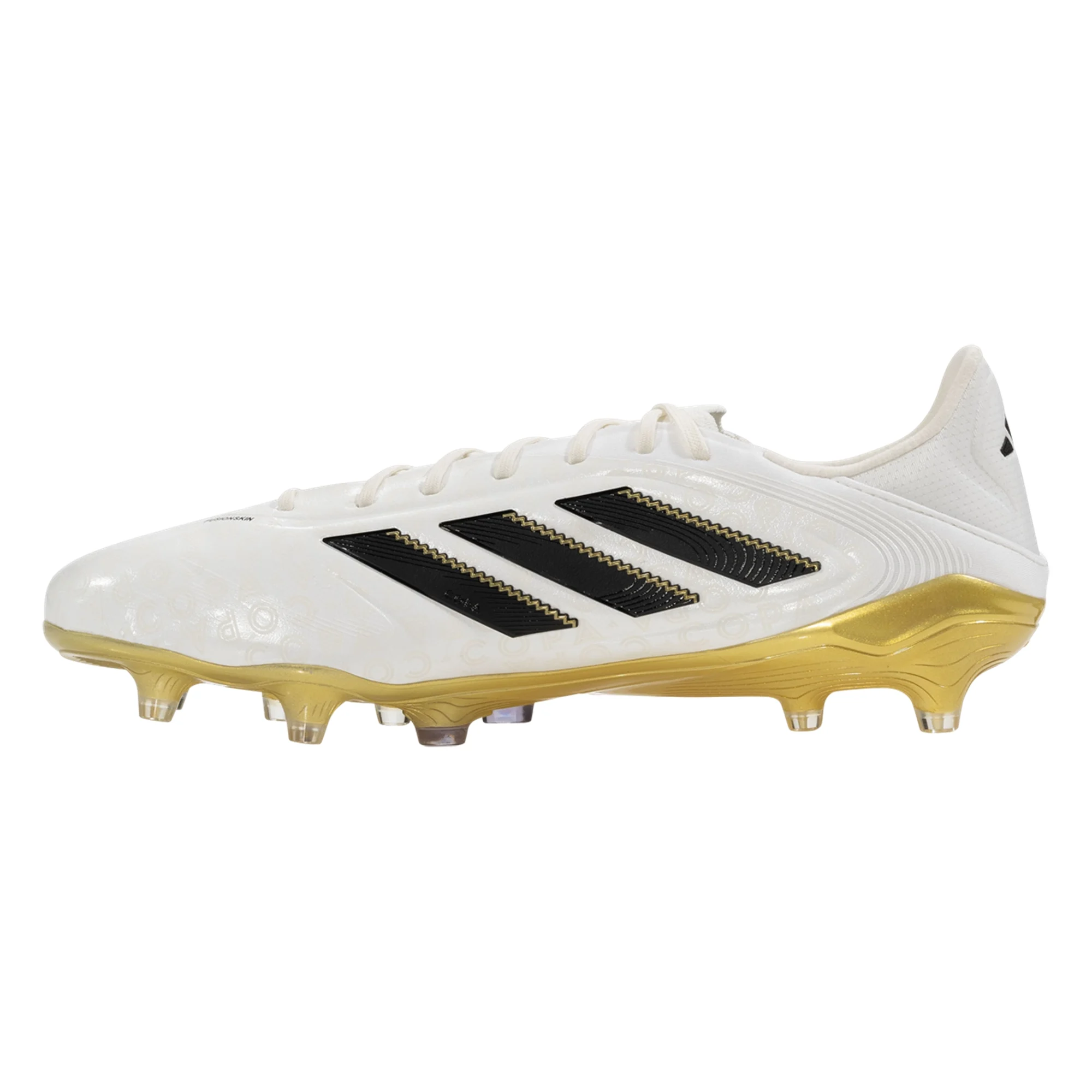 Adidas Copa Pure III Elite FG Soccer Cleats for Men - Zero Metallic/Black/Gold Metallic | Firm Ground Football Boots for Professional Players & Training | Perfect for Matches, Practice & Outdoor Sports