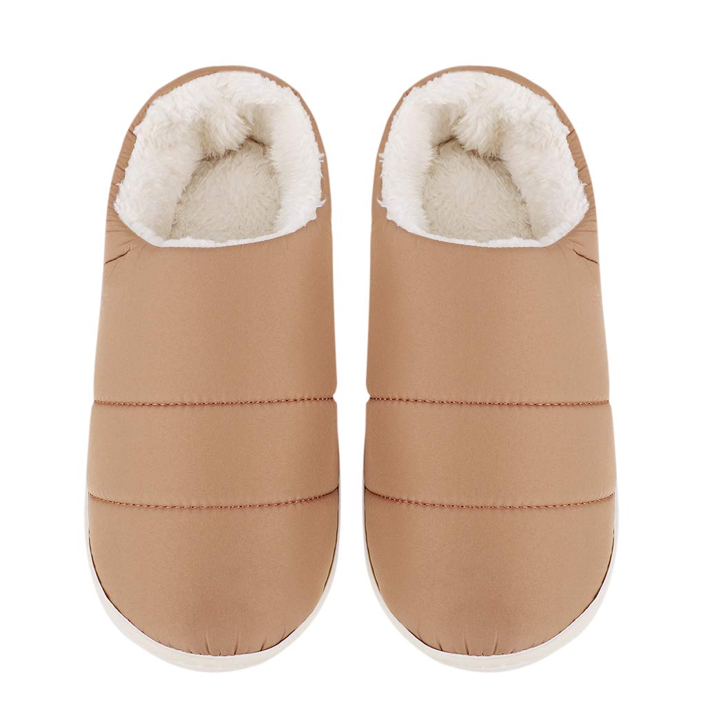 Women's & Men's Plush Winter Slipper Boots - Warm Fleece-Lined House Slippers with Non-Slip Sole | Cozy Indoor Snow Booties for Hiking, Christmas Gift & Home Comfort