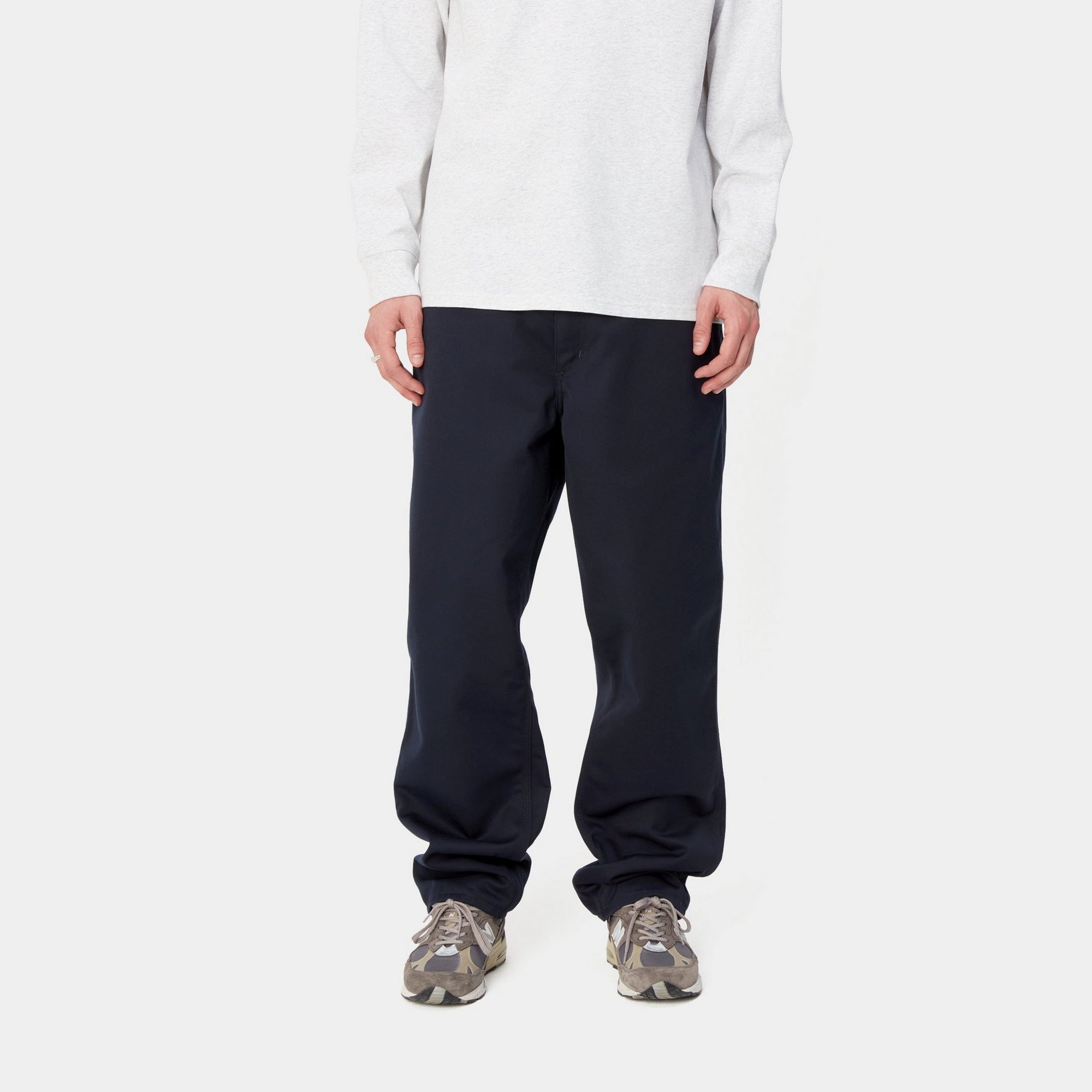 Simple Women's Pant in Dark Navy - Comfortable Stretch Fabric for Work, Travel & Everyday Wear