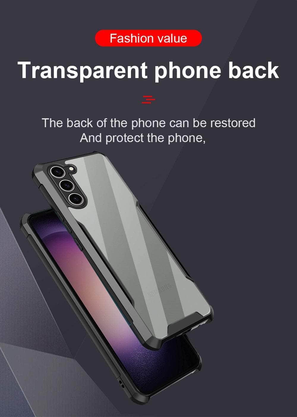 Samsung Galaxy S23 FE Clear Acrylic Shockproof Case - Durable Protective Phone Cover for Everyday Use, Travel & Outdoor Activities