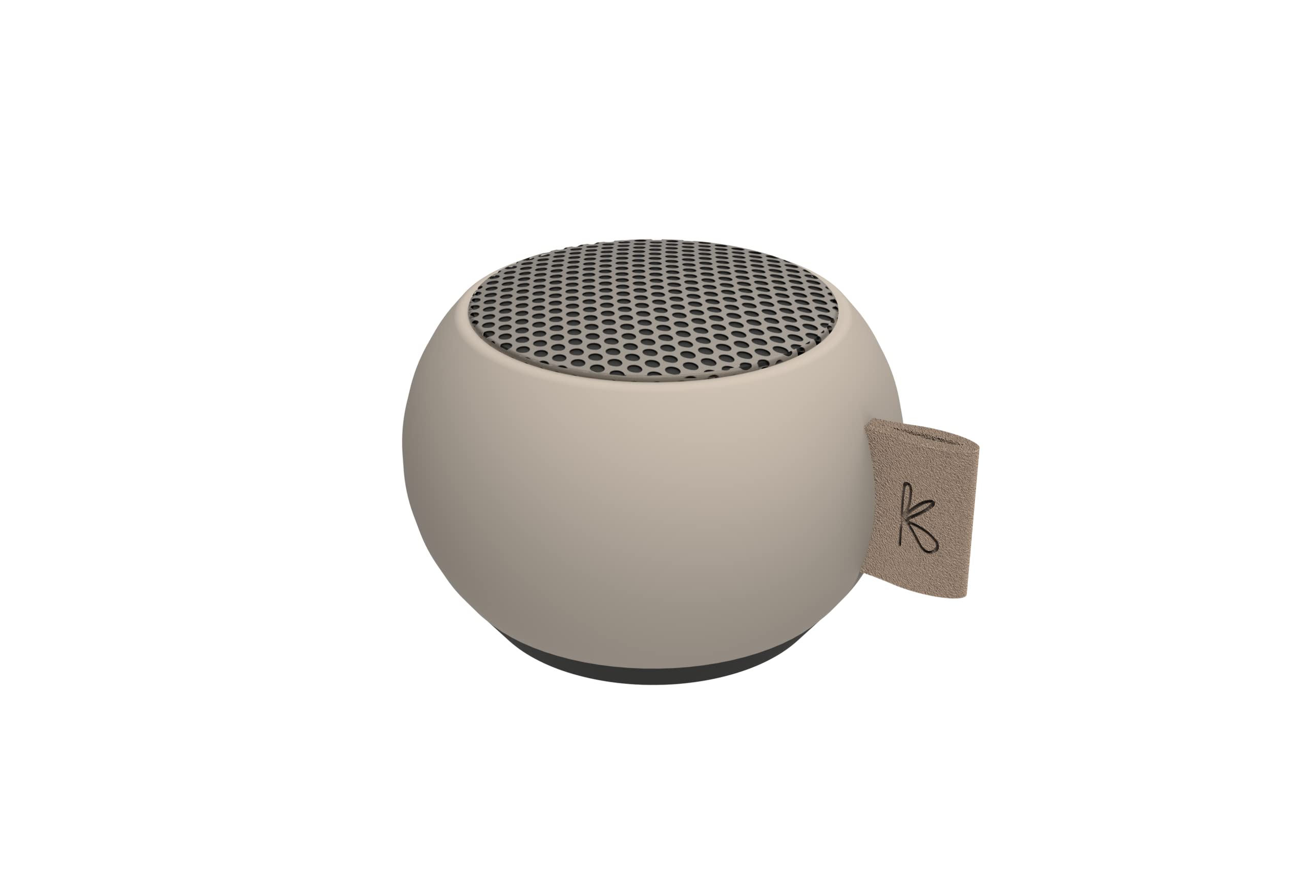 aGO Mini Portable Bluetooth Speaker - IPX5 Water Resistant, 12H Playtime, Stereo Sound | Wireless Speaker for Home, Travel, Beach, Pool & Outdoor Activities (Beige)
