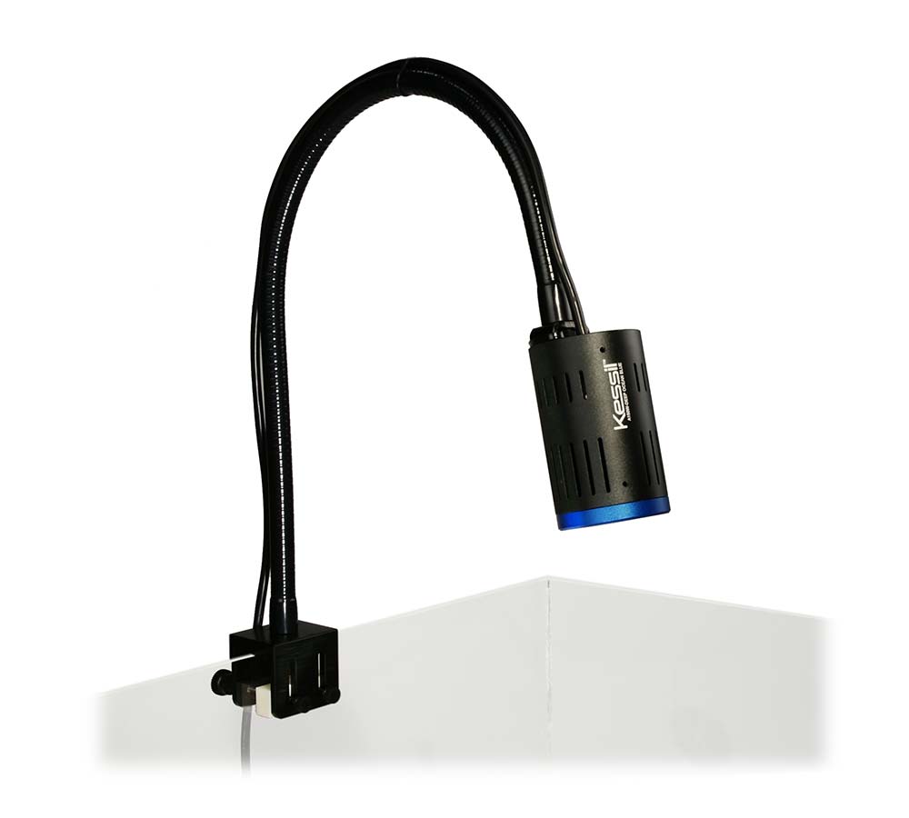 Kessil A Series LED Grow Light Gooseneck Mount - Adjustable Hanging Bracket for Indoor Hydroponic Plants, Aquarium, and Greenhouse Gardening