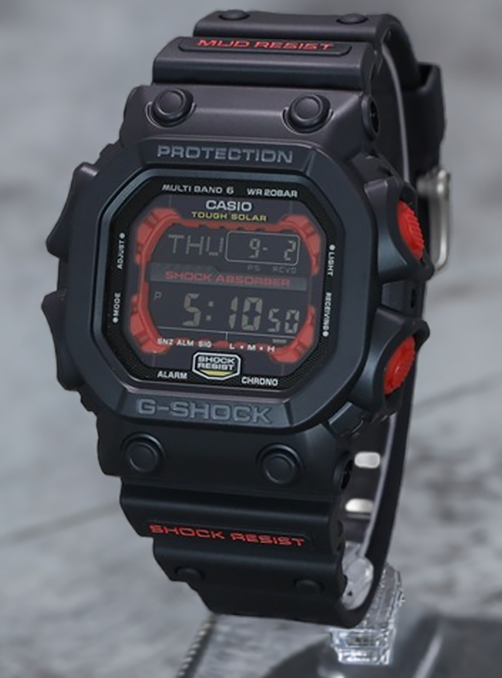 CASIO G-Shock GXW-56-1AJF Tough Solar Multiband 6 Atomic Watch - Shock Resistant, Waterproof, Solar Powered - Perfect for Outdoor Sports, Hiking & Military Use