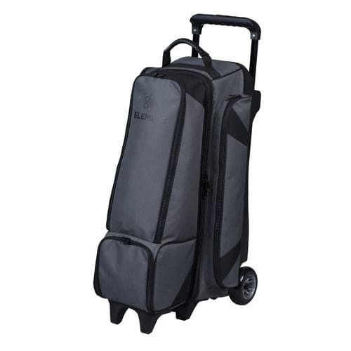 Premium 3-5 Ball Roller Bowling Bag with Stone Black Design - Durable & Stylish for League Play, Tournaments & Practice Sessions