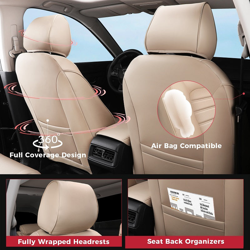 Honda CRV Seat Covers 2023-2025 Custom Fit - Premium Car Seat Protectors for Honda CRV Models | Perfect for Road Trips, Daily Commute & Pet Protection