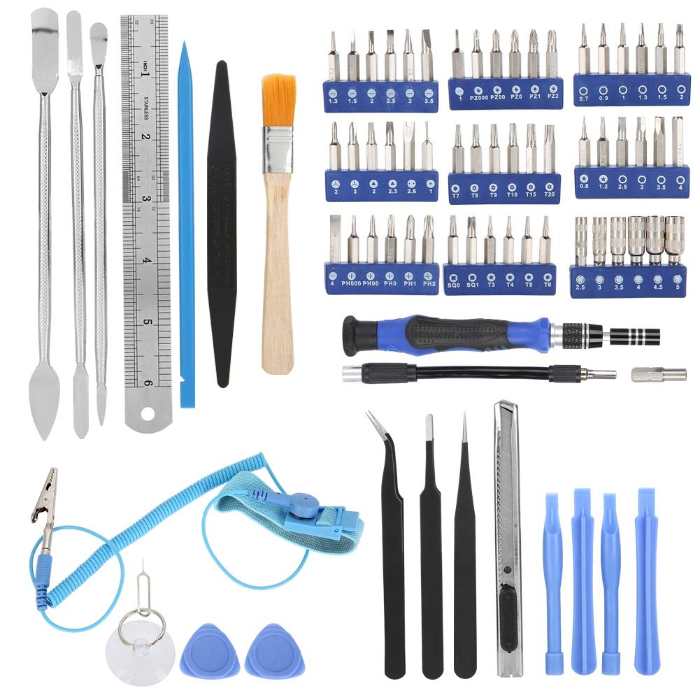 80 in 1 Precision Screwdriver Set - Professional Computer Repair Tool Kit with Portable Storage Bag for PC, Laptop, Tablet & Game Console Maintenance - Ideal for DIY Electronics Repair and Home Tech Projects