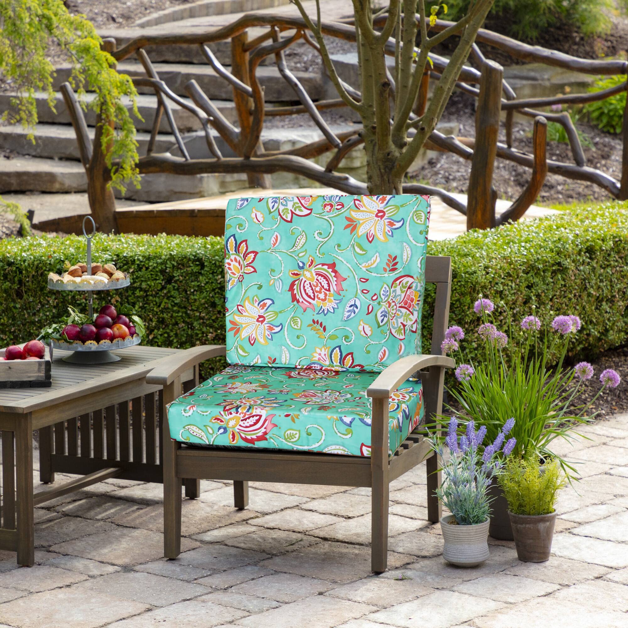 **EHouseHome Washable UV Resistant Waterproof Patio Chair Cushion Covers - 24