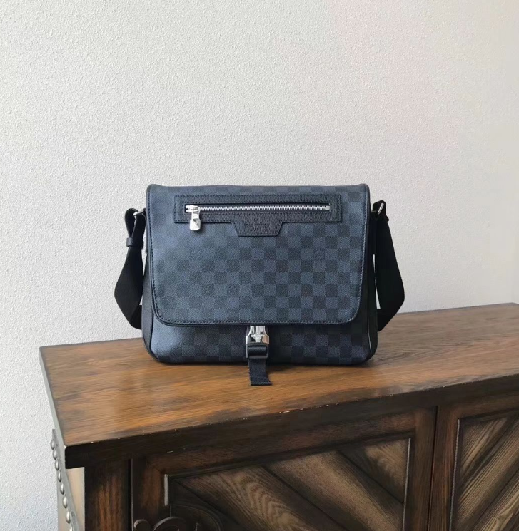 LV Matchpoint Messenger Bag in Damier Cobalt Canvas - Stylish Crossbody Bag for Men, Perfect for Work, Travel & Everyday Use