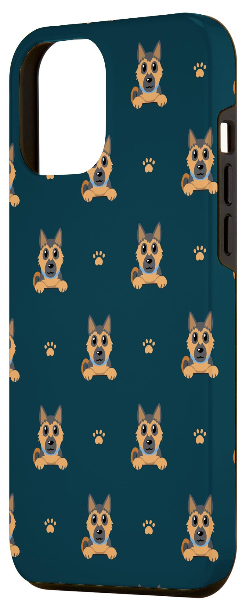 iPhone 12 Pro Max German Shepherd Pattern Phone Case - Funny Dog Lover Protective Cover | Perfect Gift for Pet Owners, Dog Lovers & German Shepherd Fans | Durable Case for Daily Use, Work & Outdoor Activities