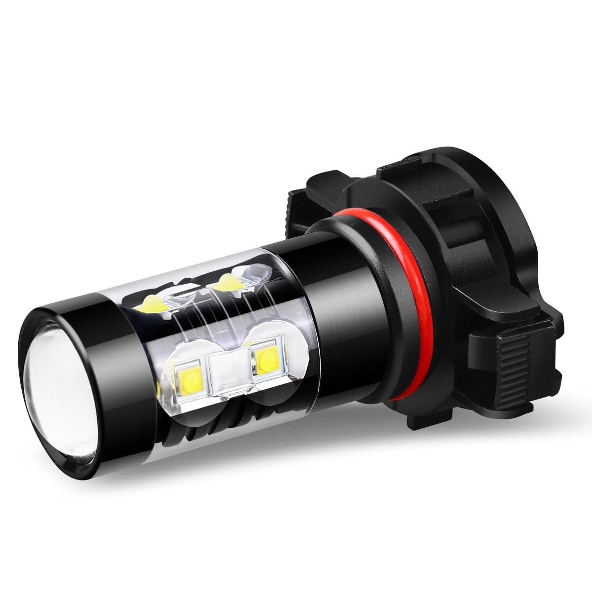 2504 PSX24W LED Bulbs 50W Cree Fog Lights - High Brightness Waterproof Replacement Bulbs for Cars, Trucks, SUVs - Perfect for Night Driving, Off-Roading, and Foggy Conditions