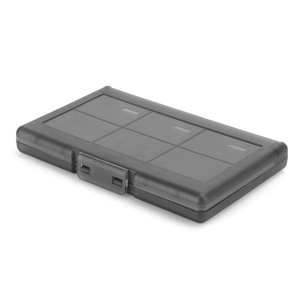 Naroote Premium Game Card Holder - Durable Storage Case for Nintendo Switch Game Cards & Playing Cards - Black - Perfect for Travel, Gaming Parties & Organizing Your Collection