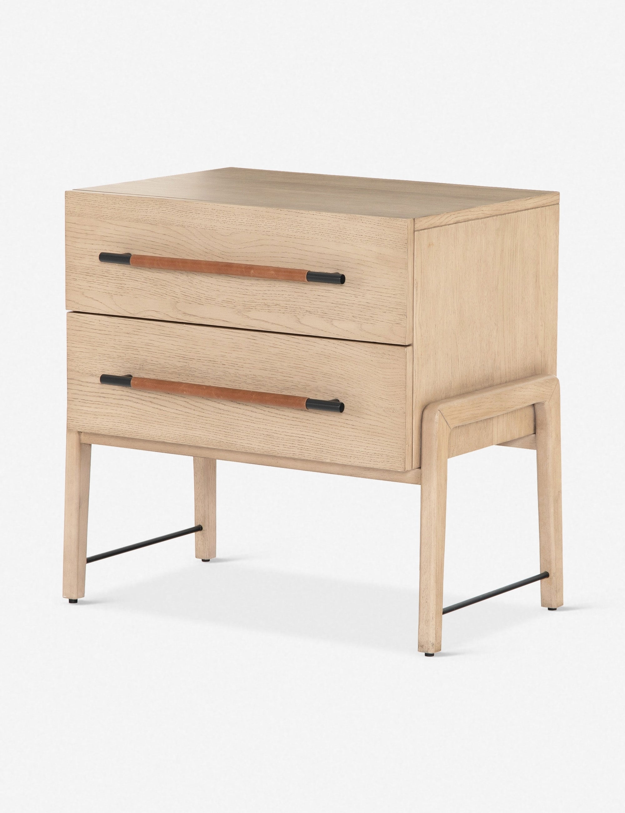 Modern Avalon Nightstand with USB Ports - Stylish Bedside Table for Bedroom, Living Room & Guest Room - Perfect for Charging Devices & Organizing Essentials