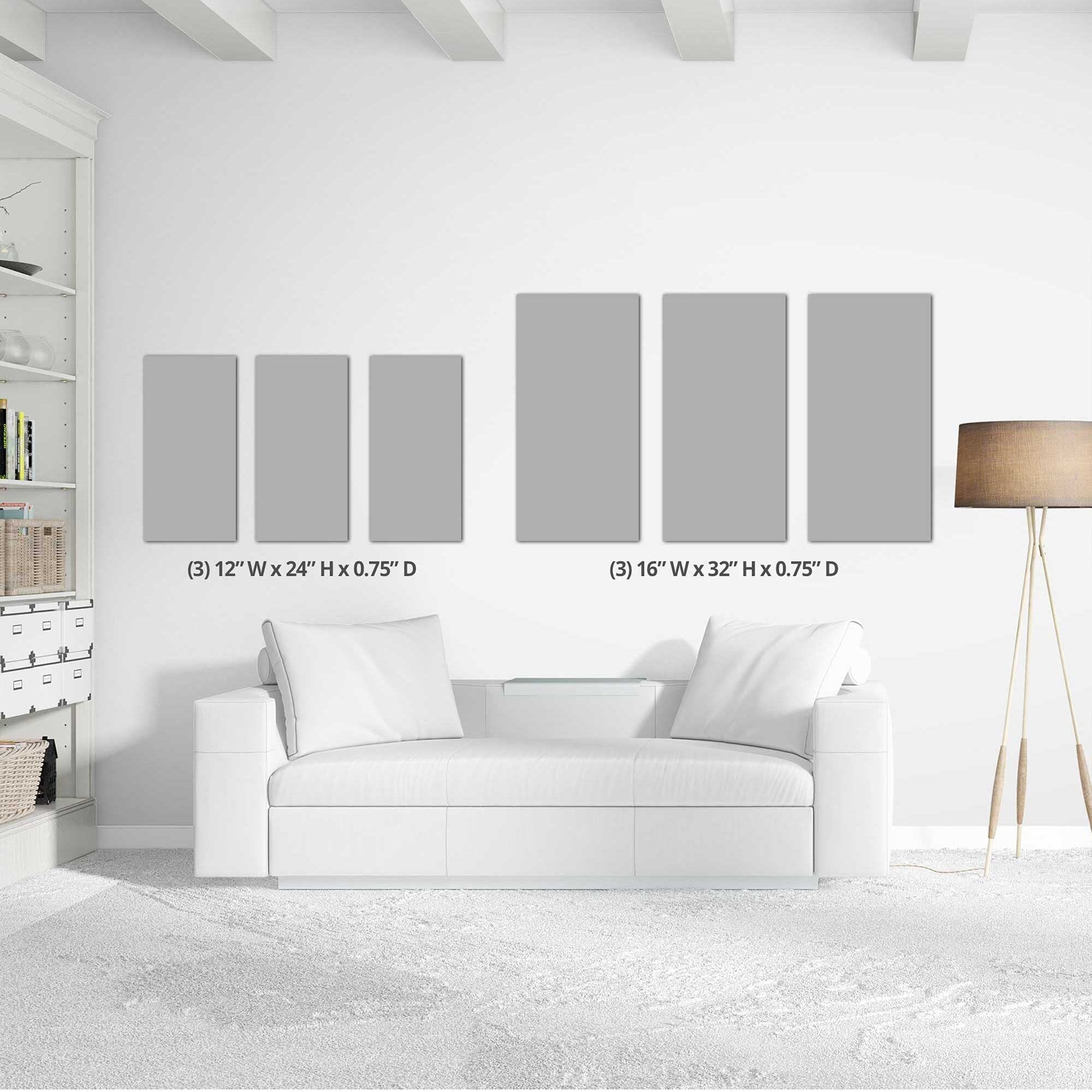 36x60 Ezekiel 34 12 Bible Verse Canvas Art Set by Mark Lawrence - 3 Piece Christian Wall Decor for Home, Church & Office