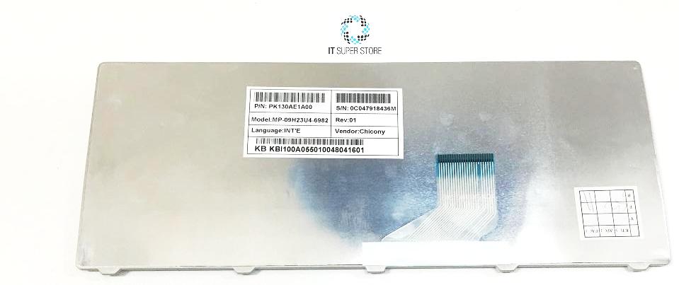 Acer Aspire D255 D255E D257 D260 D270 D532H Laptop Replacement Keyboard - White PK130D34B00 | Compatible with Multiple Acer Models | Perfect for Office, School & Home Use